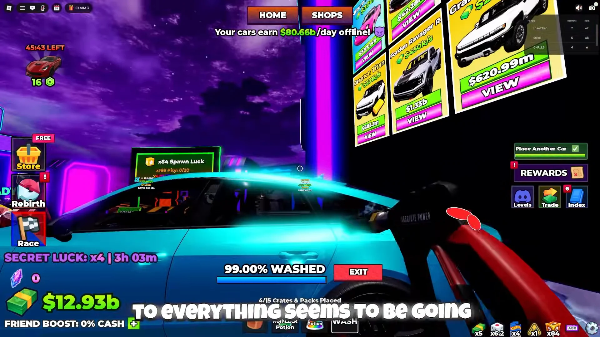 Car Wash Minigame (Washing)