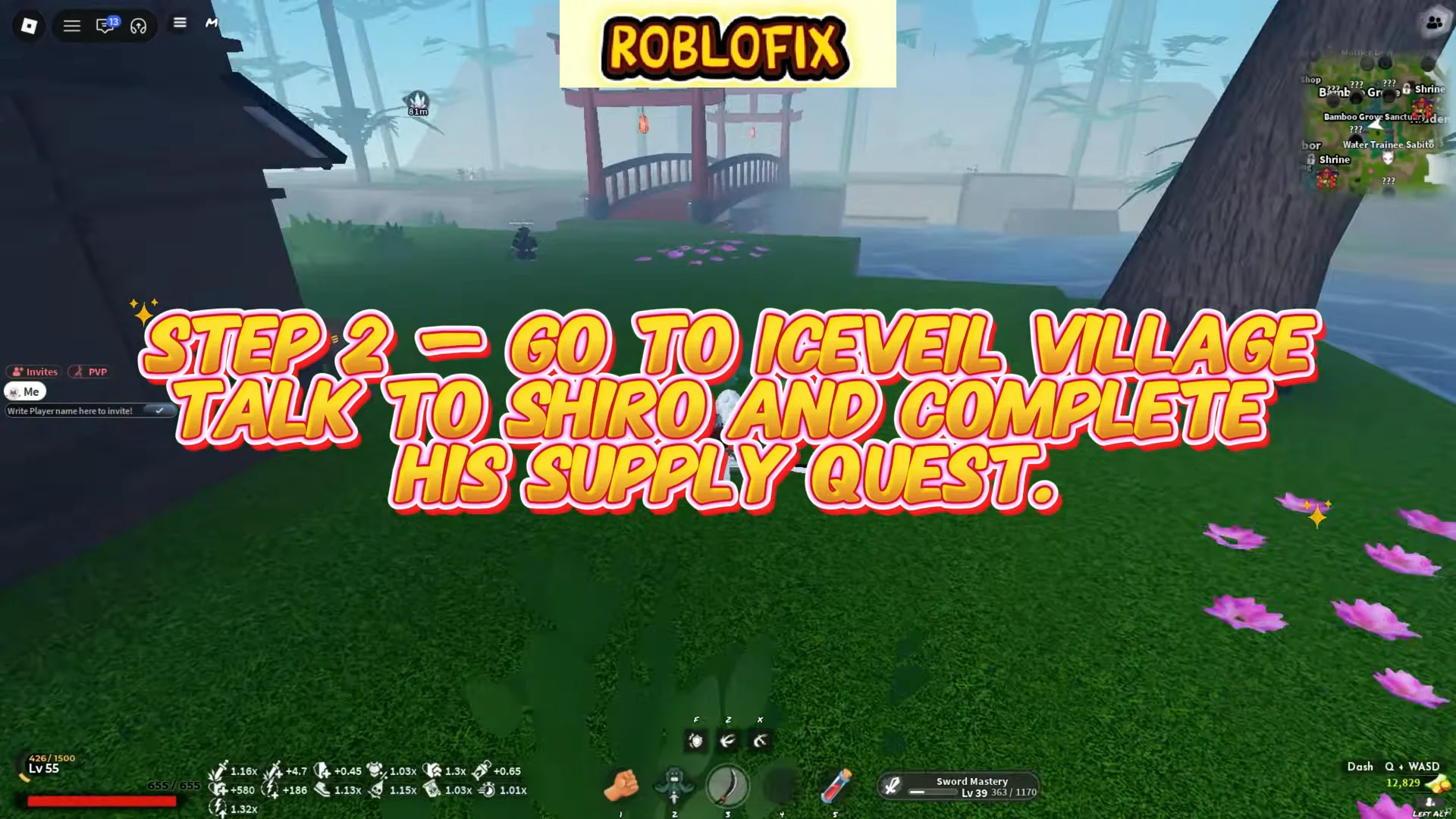Step 2: Shiro's Supply Quest