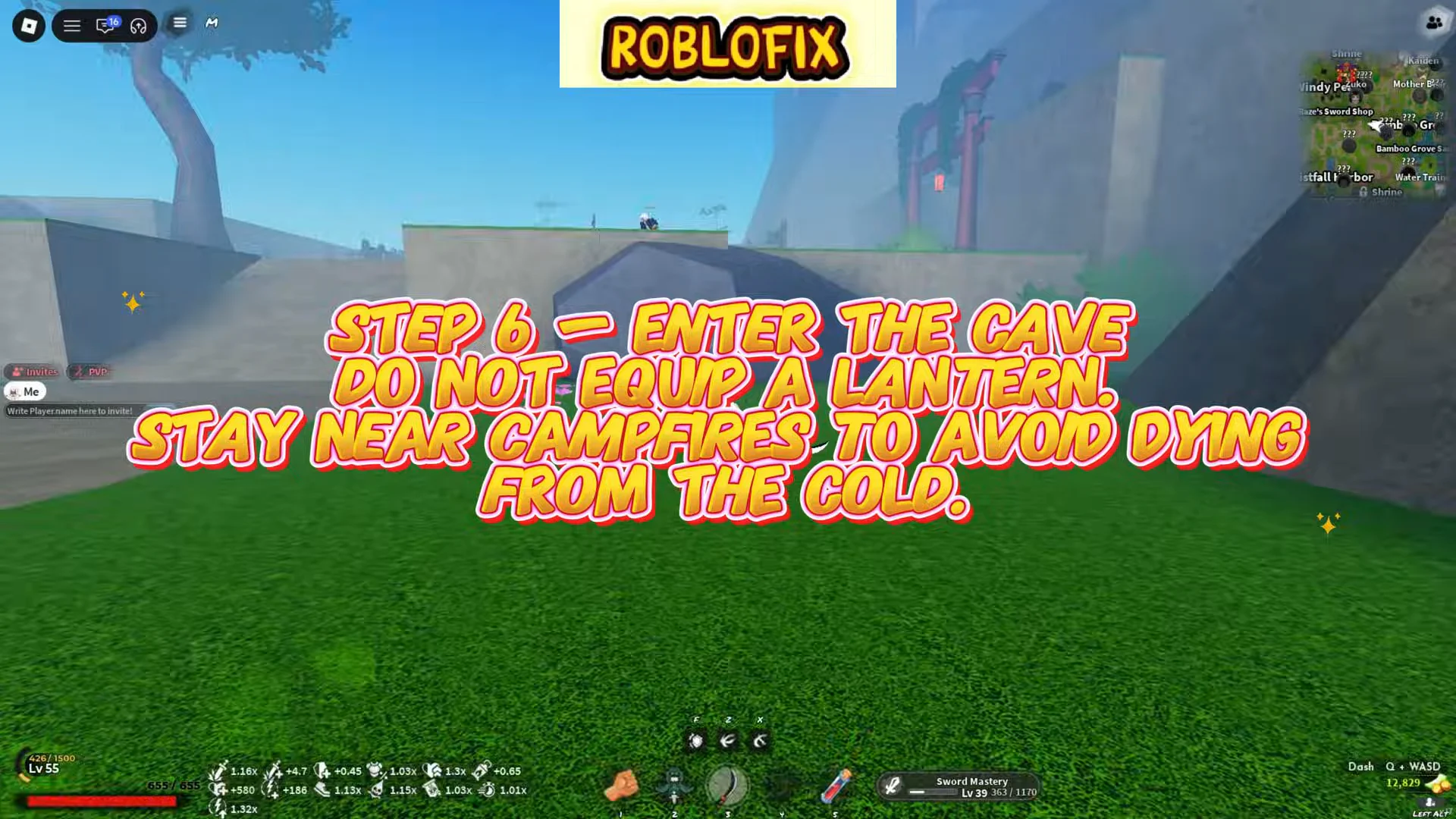 Step 6: Enter the Cave
