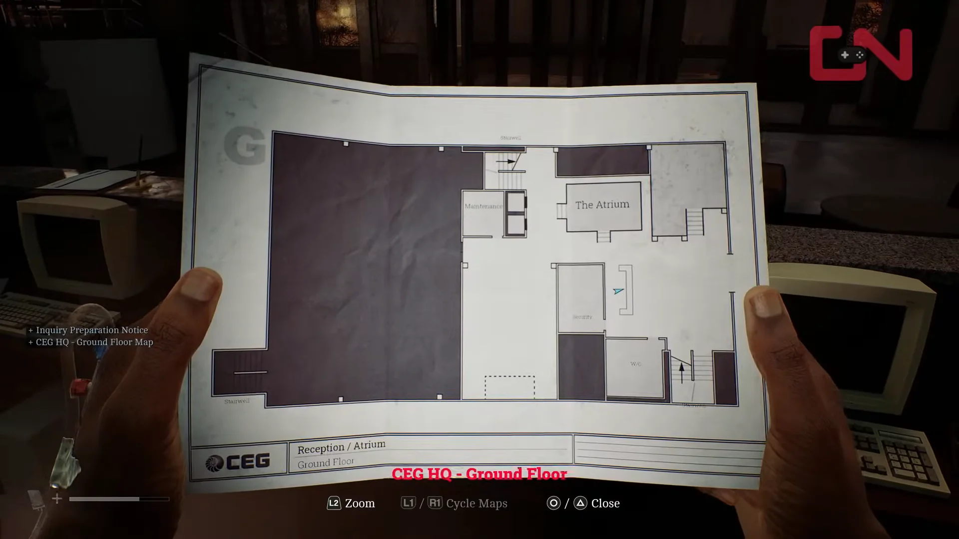 Finding Map and Notice
