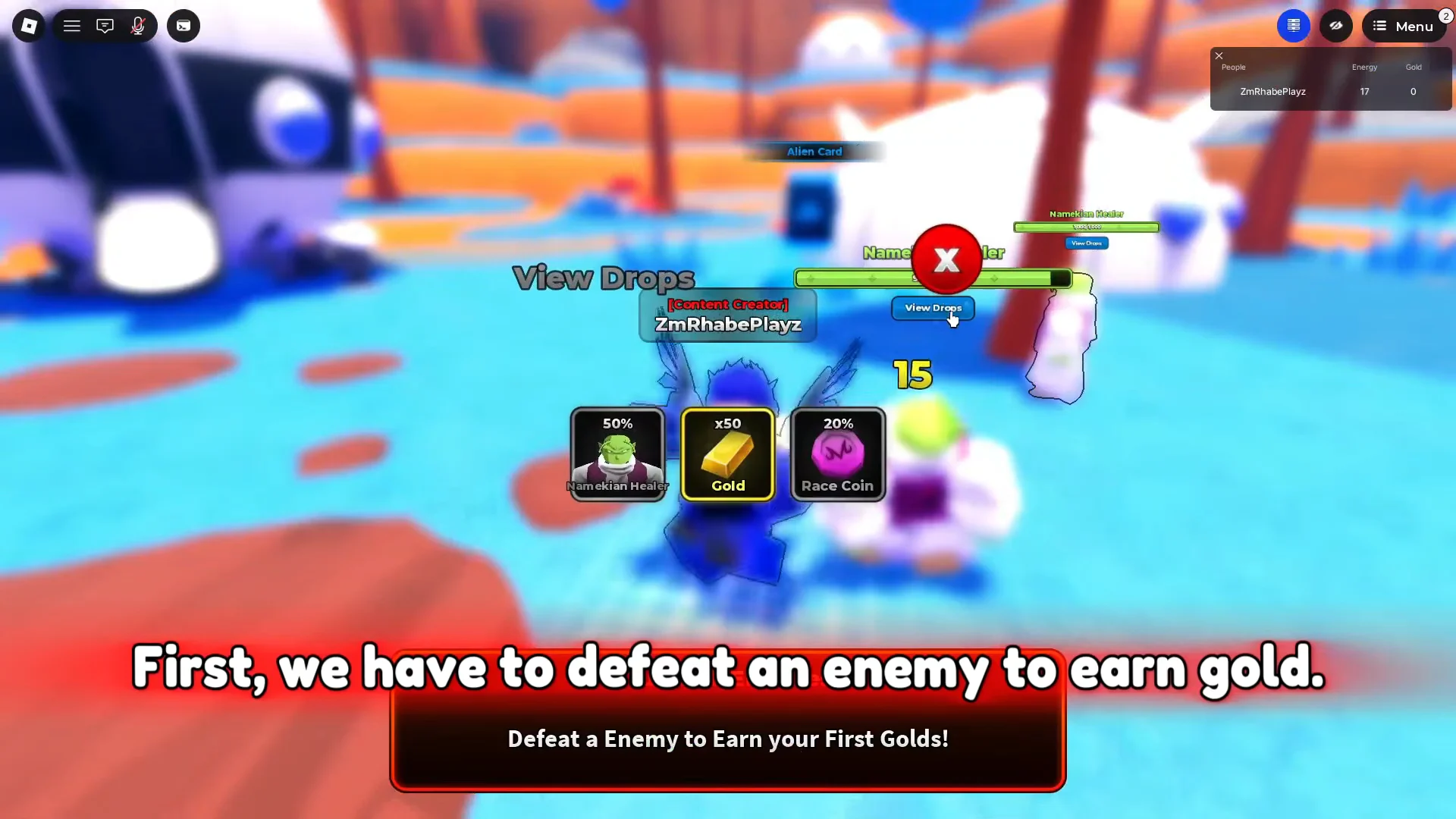 First Combat and Drops
