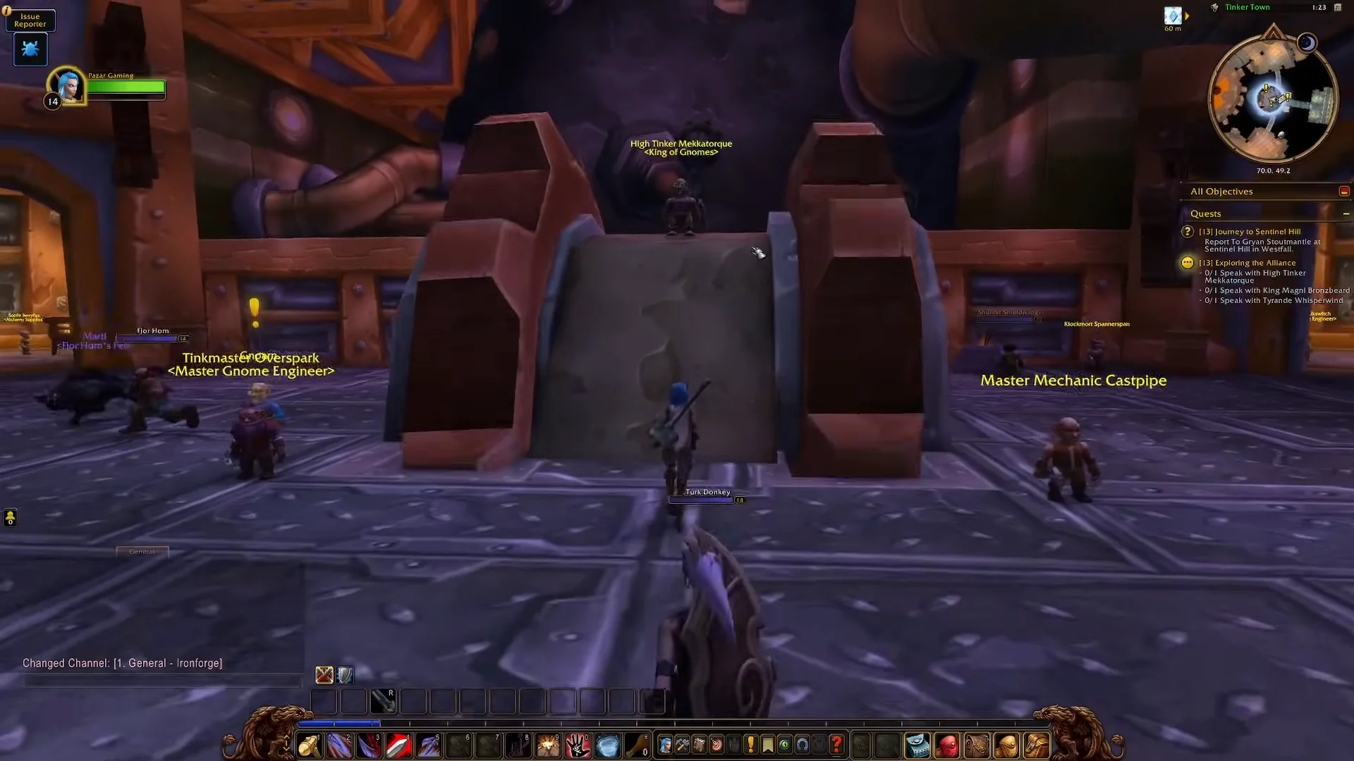 Speaking to High Tinker Mekkatorque