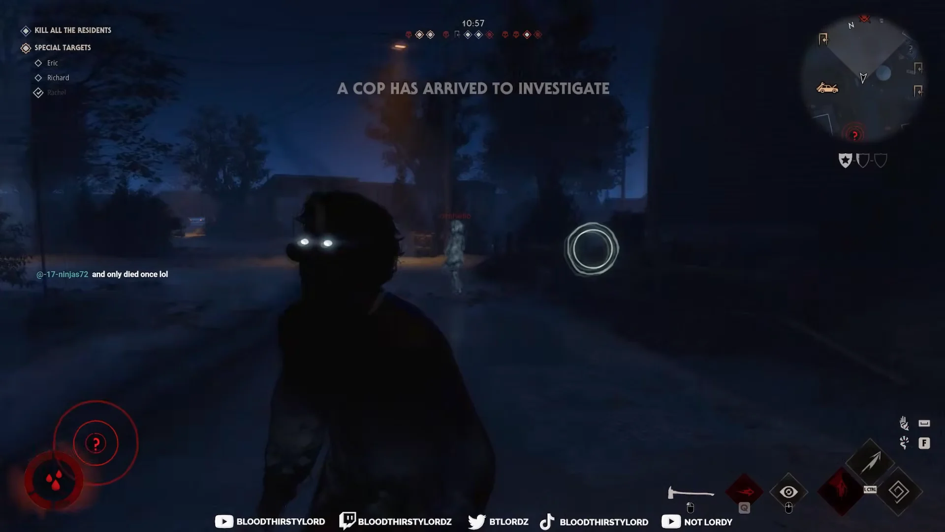 "A COP HAS ARRIVED TO INVESTIGATE" Event