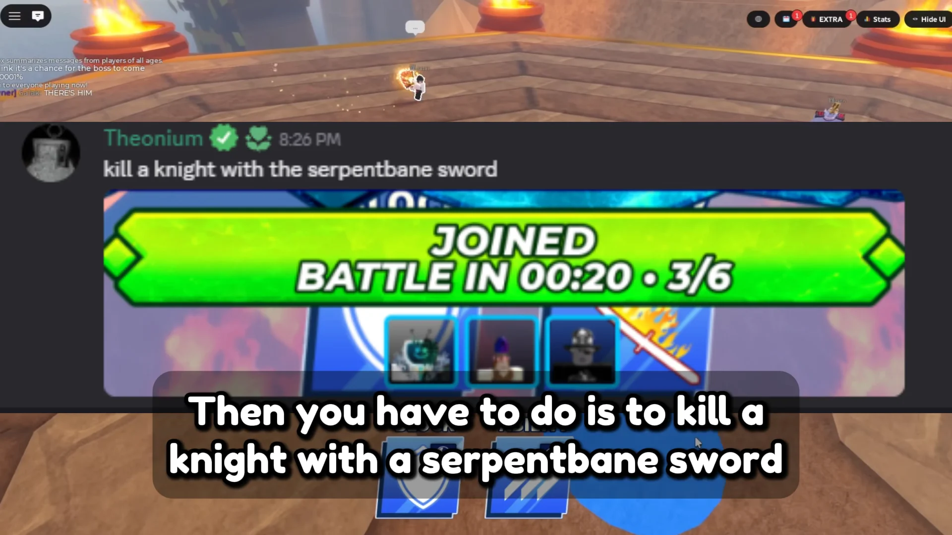 Defeating the knight requirement