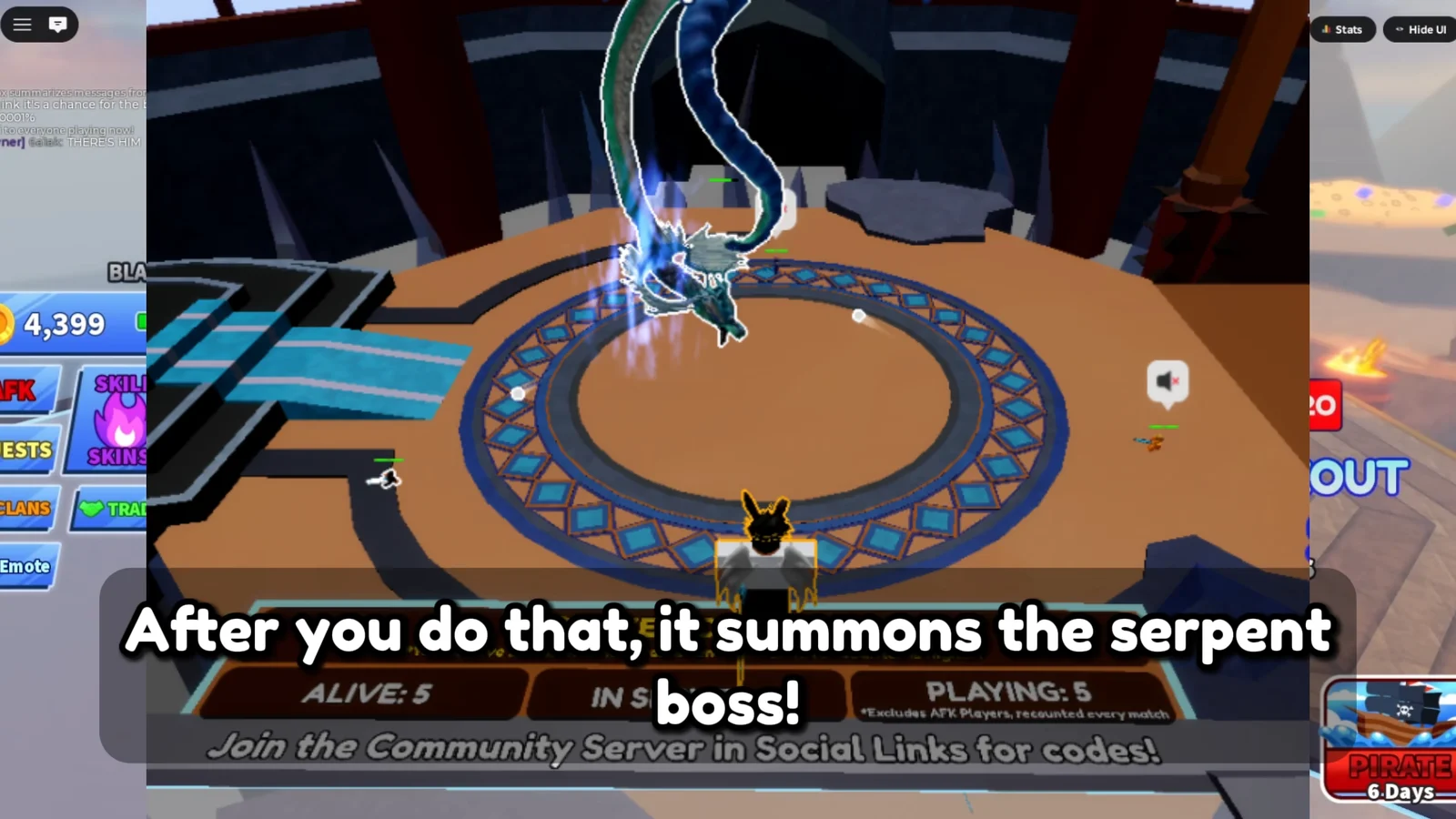 Summoning the Serpent Boss