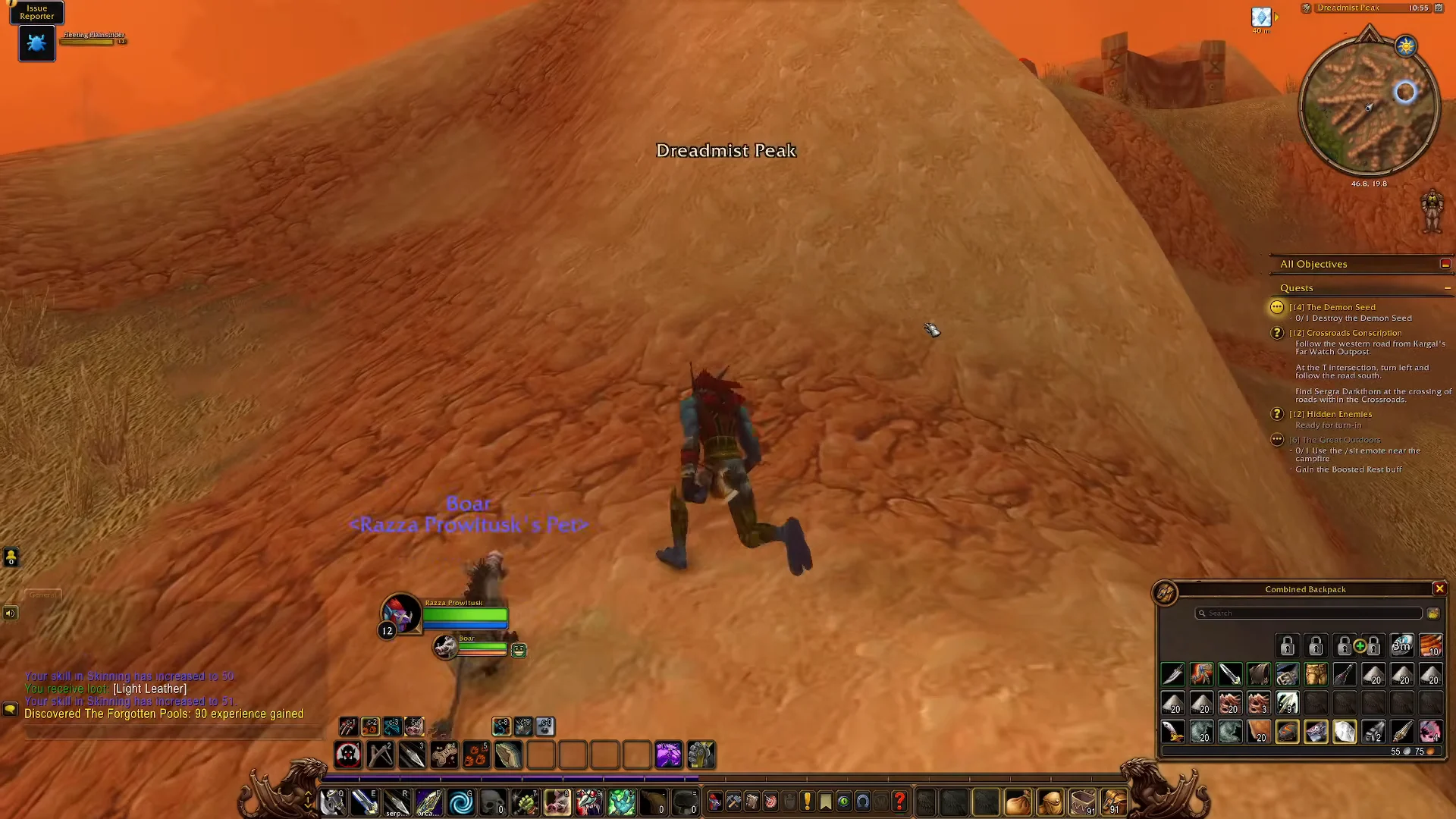 Entering Dreadmist Peak