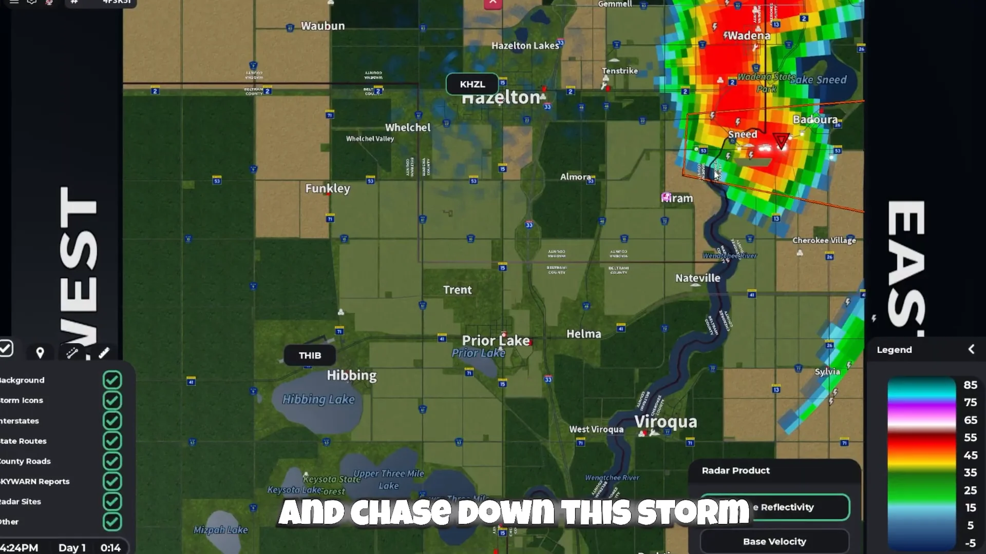 Radar Map Interface Overview