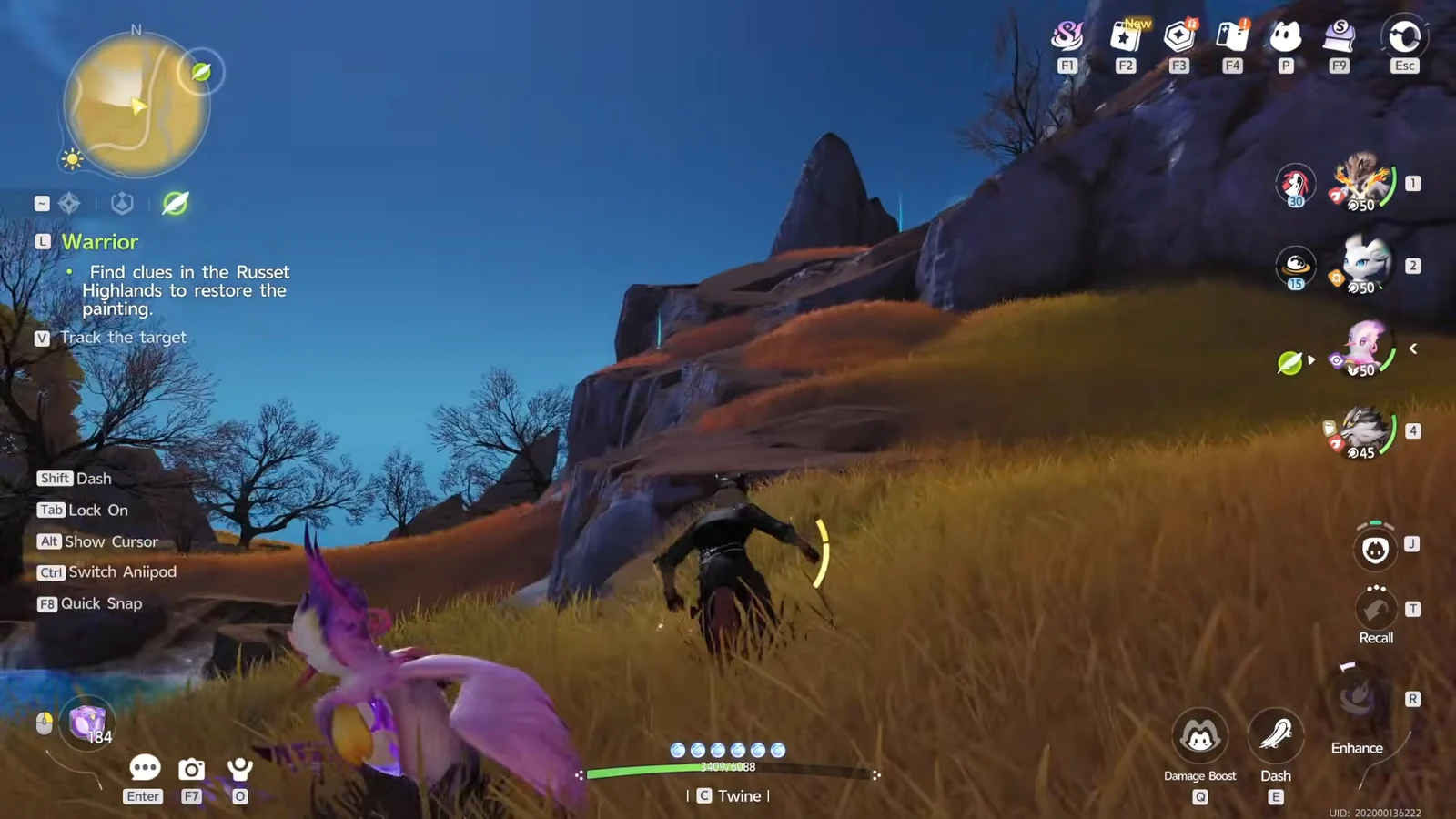 Approaching the cliff