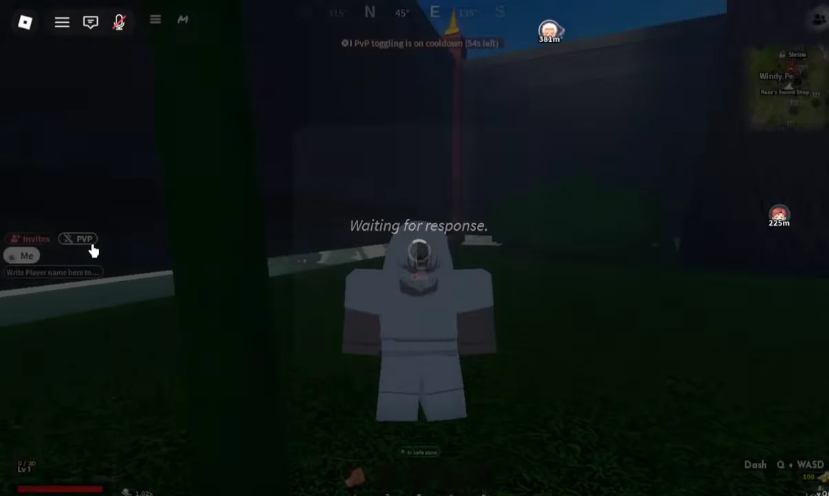 Toggling PvP