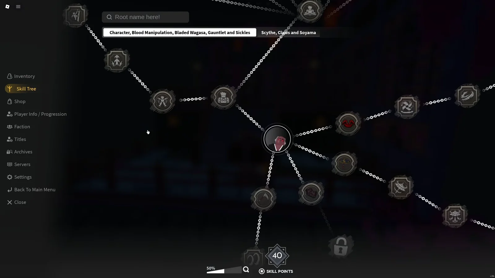Skill Tree and Equipment Upgrades