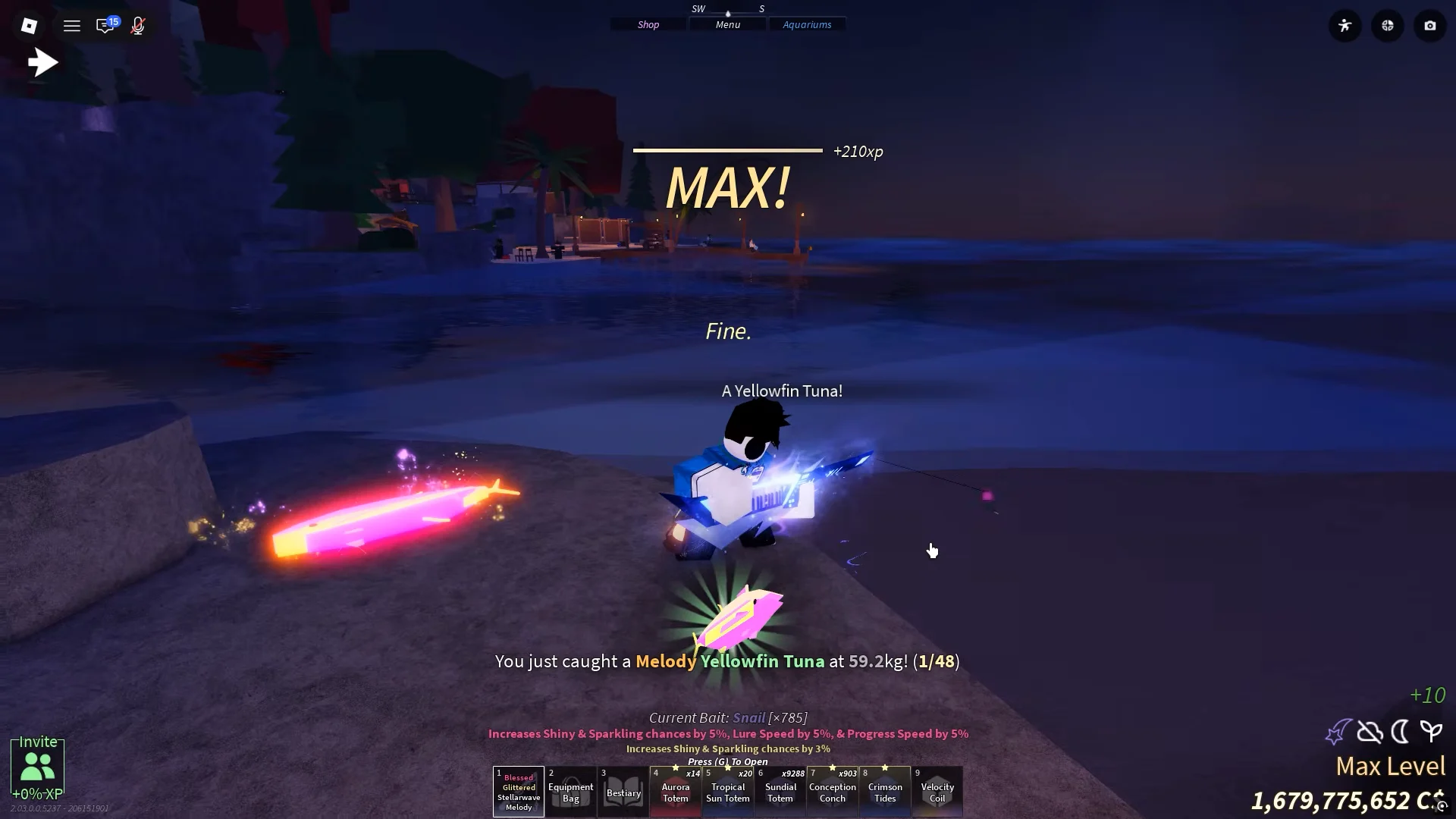Nullwave In-Game Fishing Test