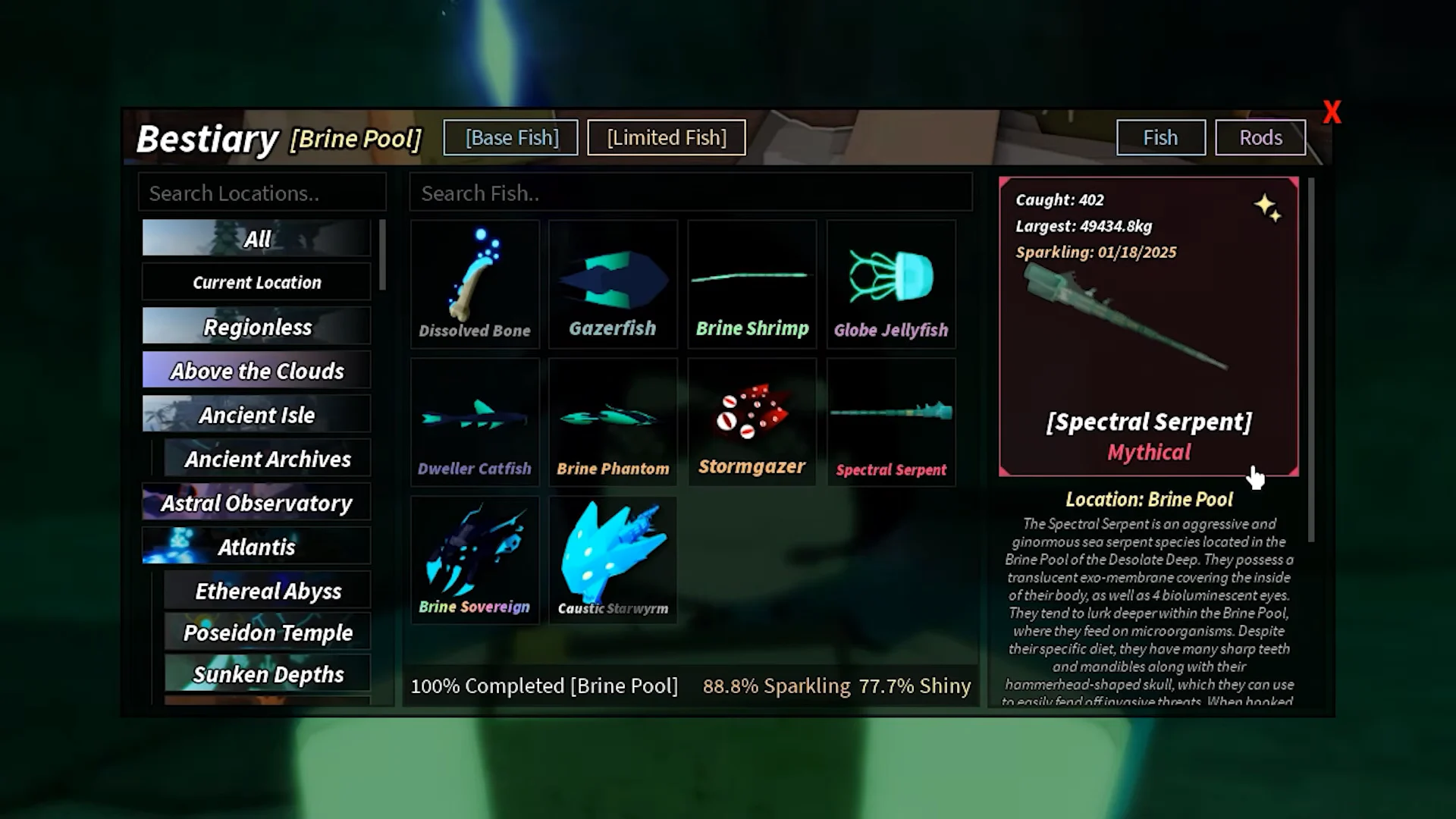 Mastery Quest Guide: Brine Pool