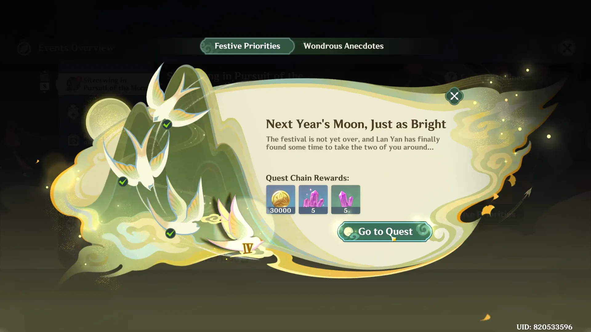 Quest Menu & Selection