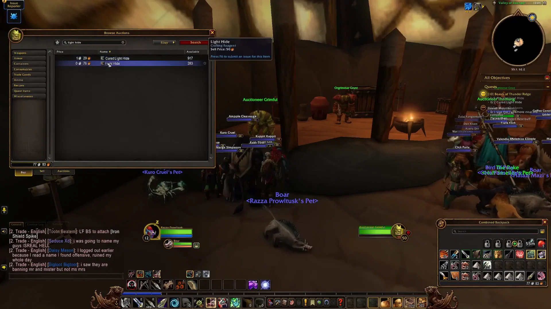 Auction House Browsing