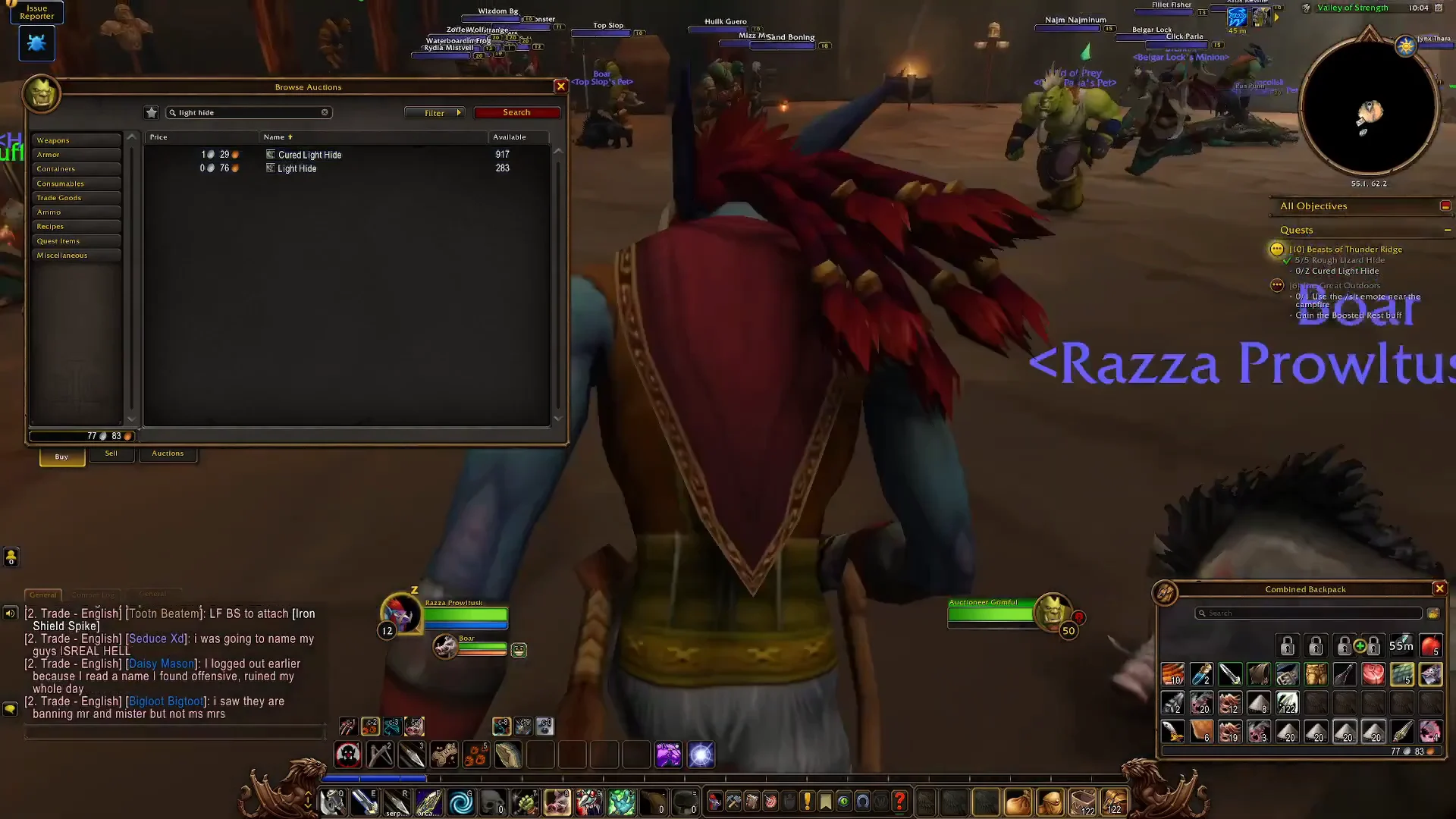 Orgrimmar & Auction House Option