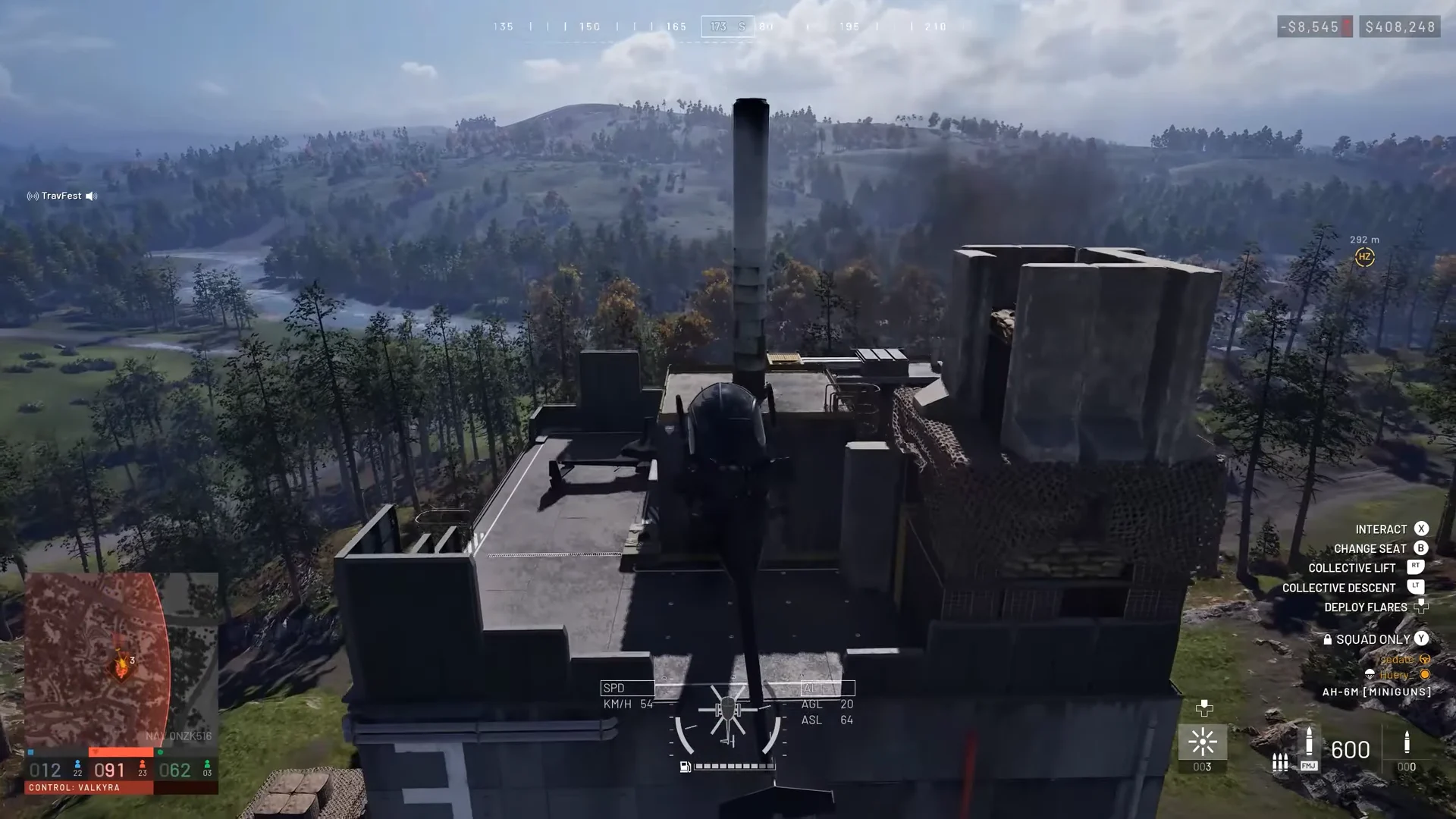 Substation Chimney Landing