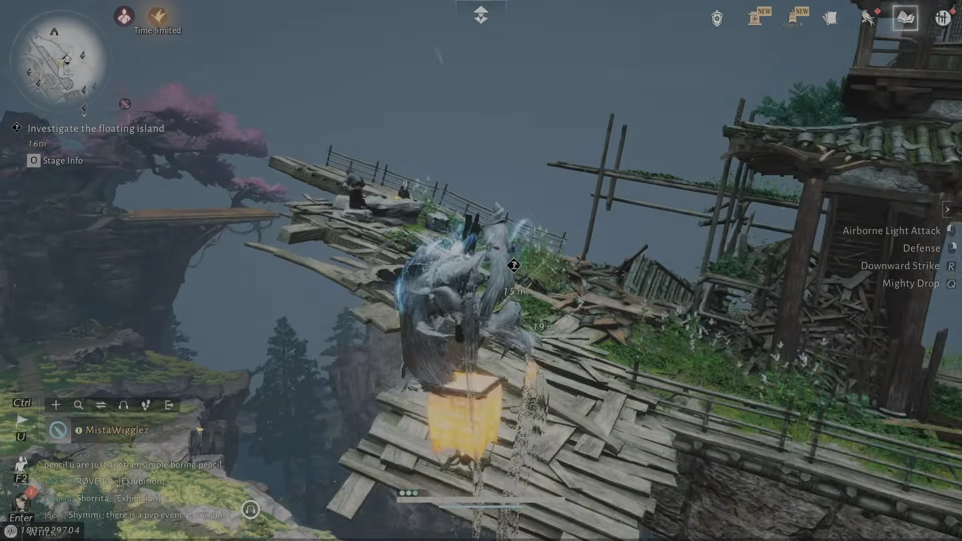Traversing to the Floating Island