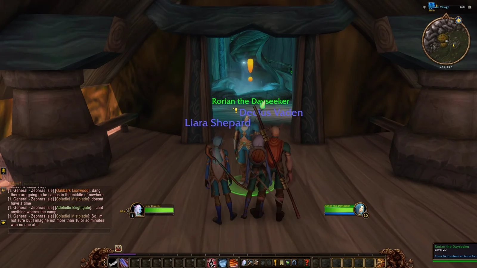 Quest acceptance