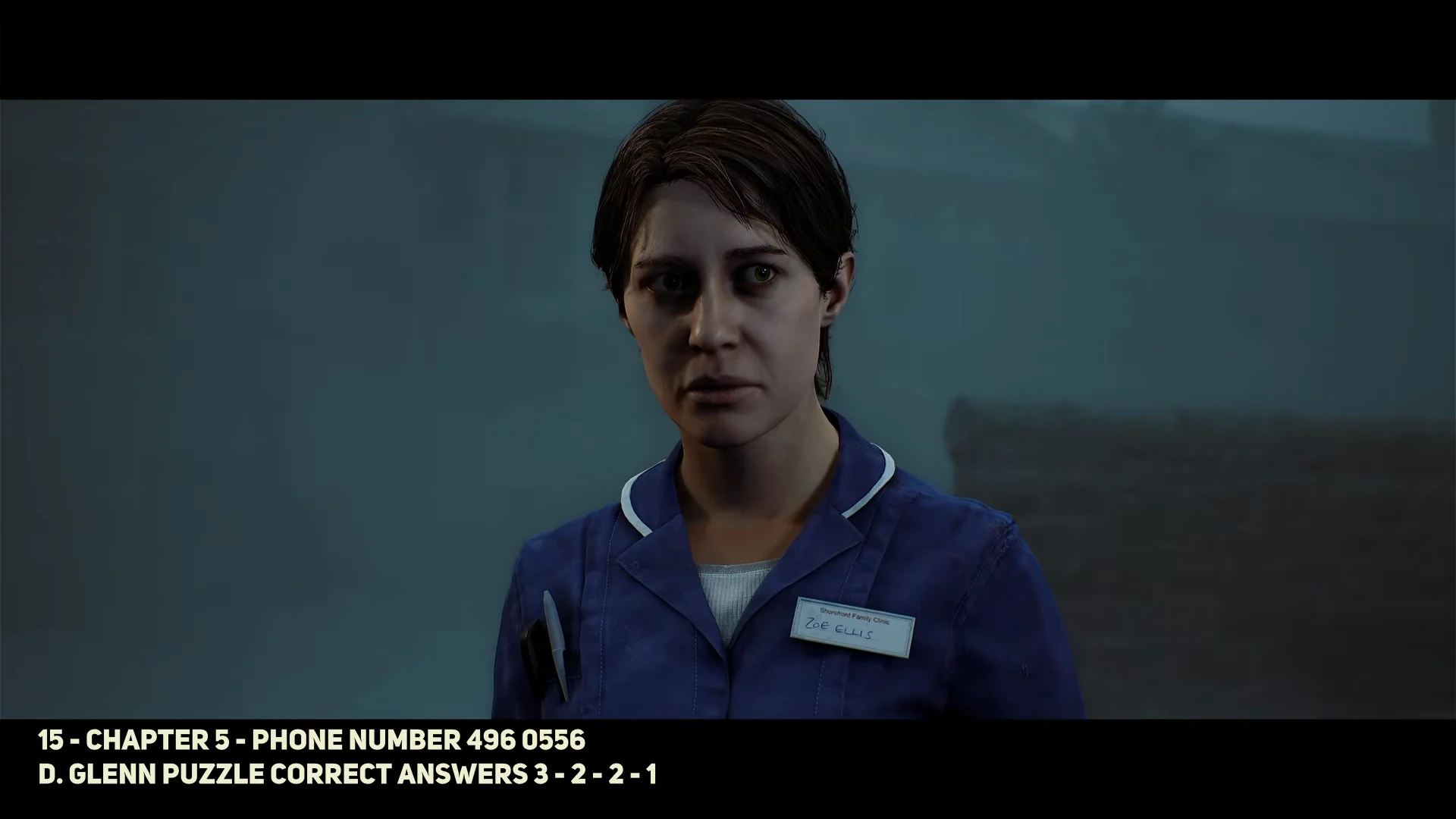 Zoe Ellis in her clinic uniform