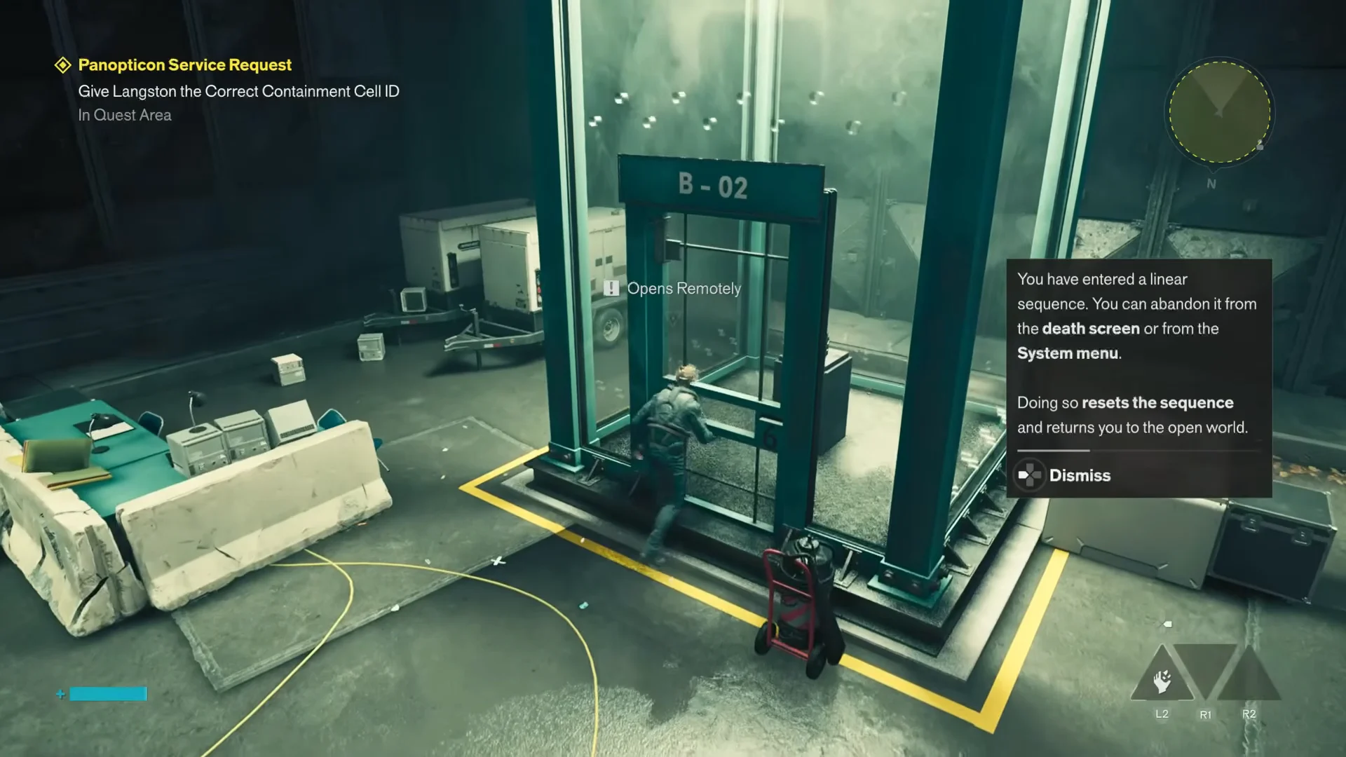 Testing cell B-02 and reporting mismatch