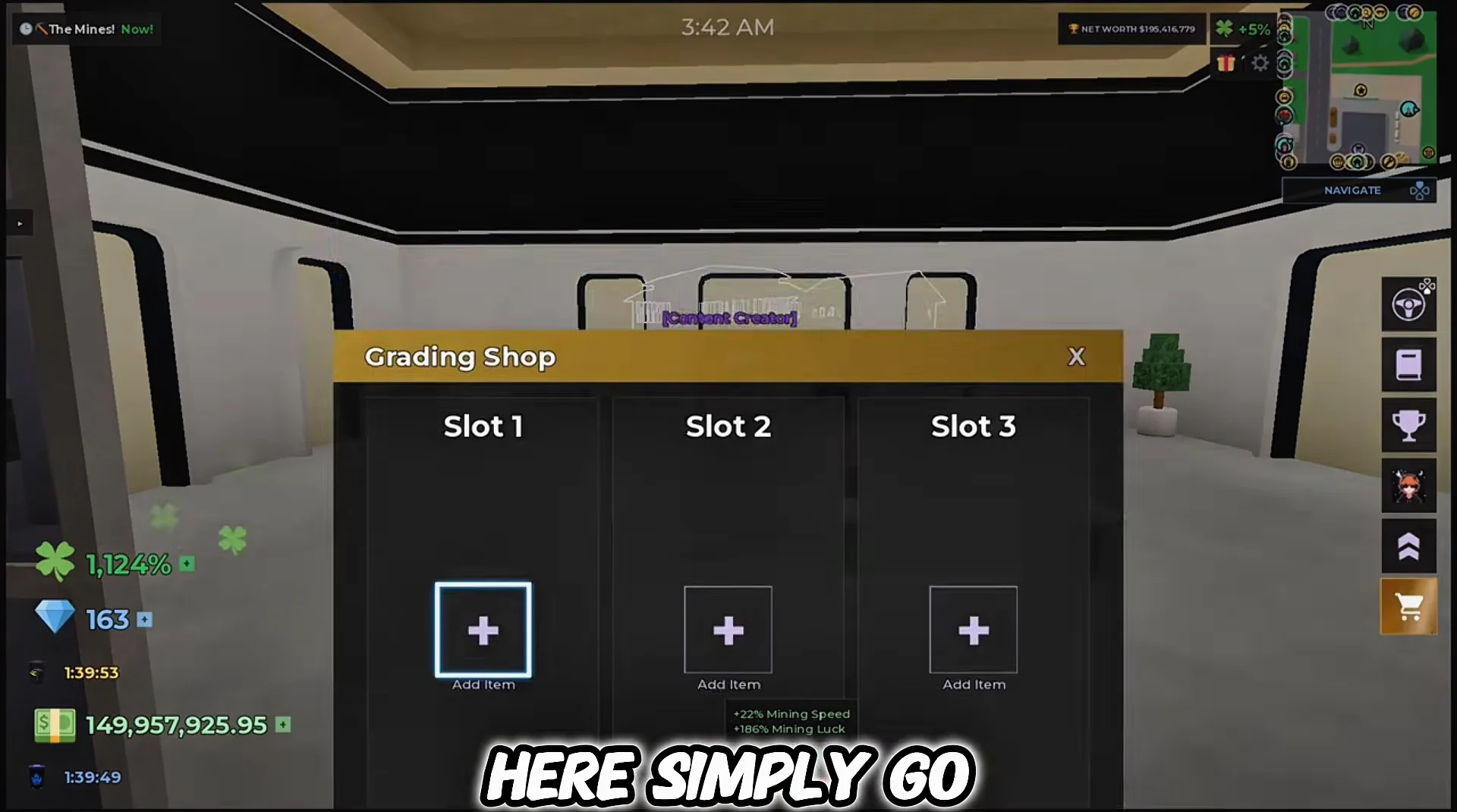 Pickaxe Grading
