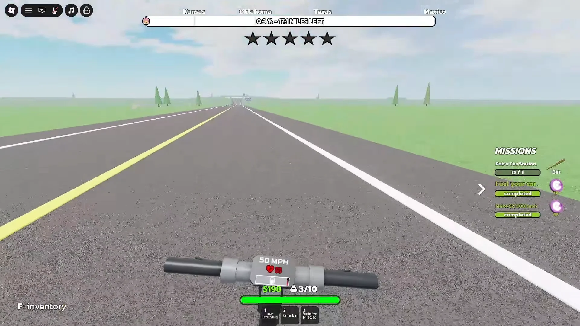 Scooter gameplay run