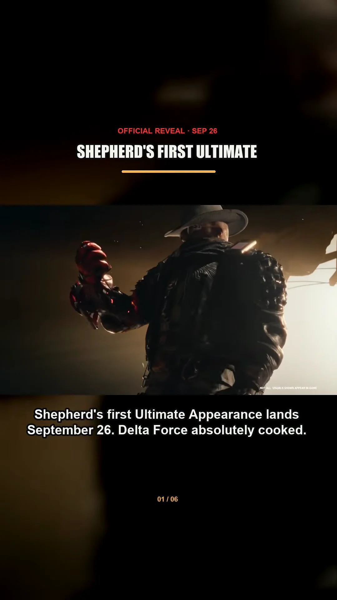 Shepherd's First Ultimate Reveal