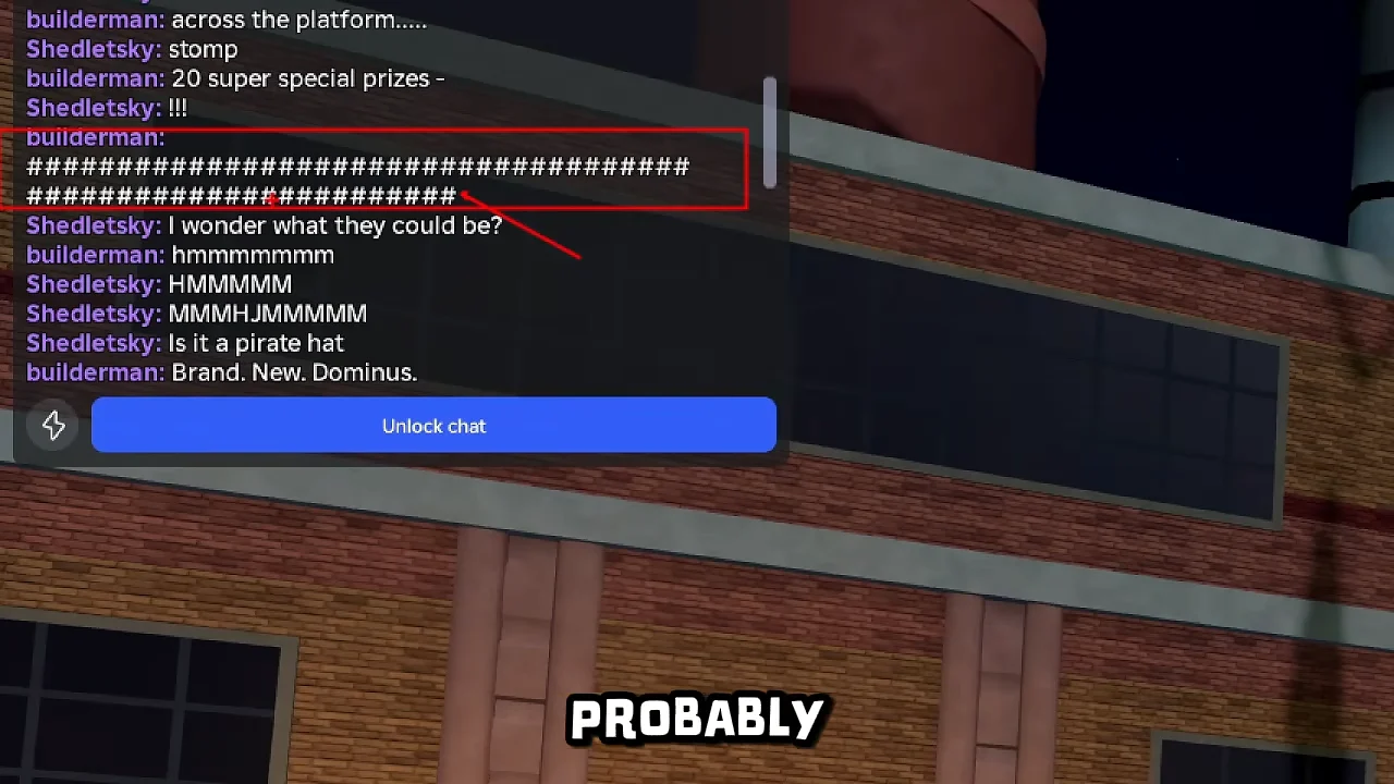 In-Game Chat Footage