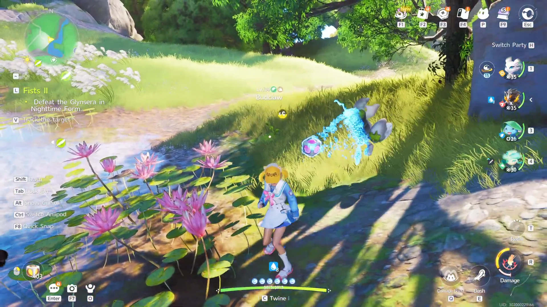 Capturing Budclaw