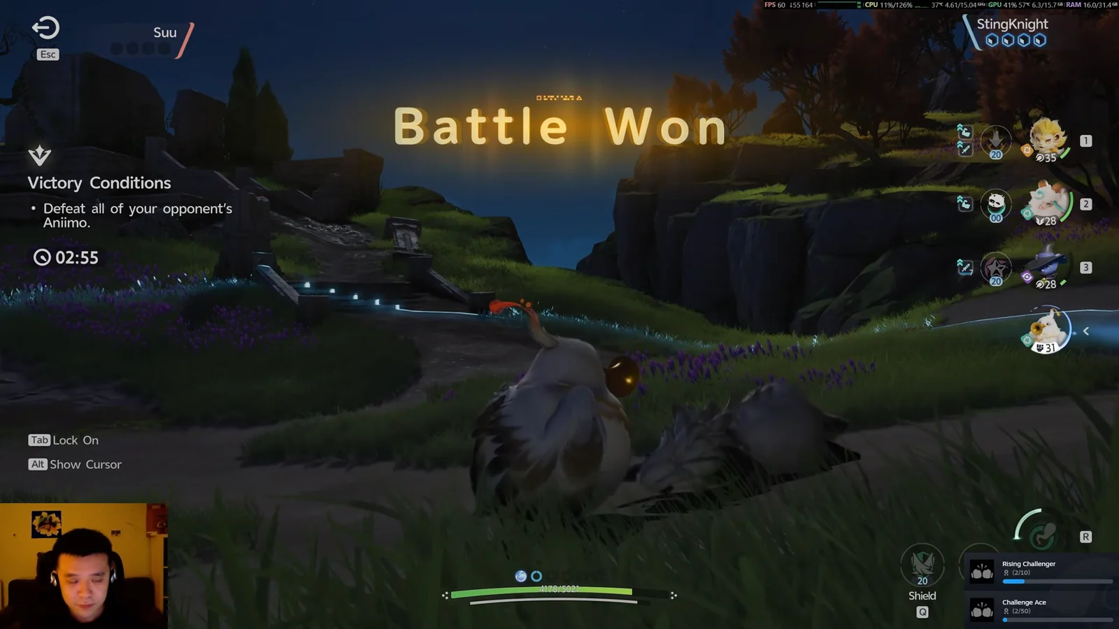 Victory and Rewards