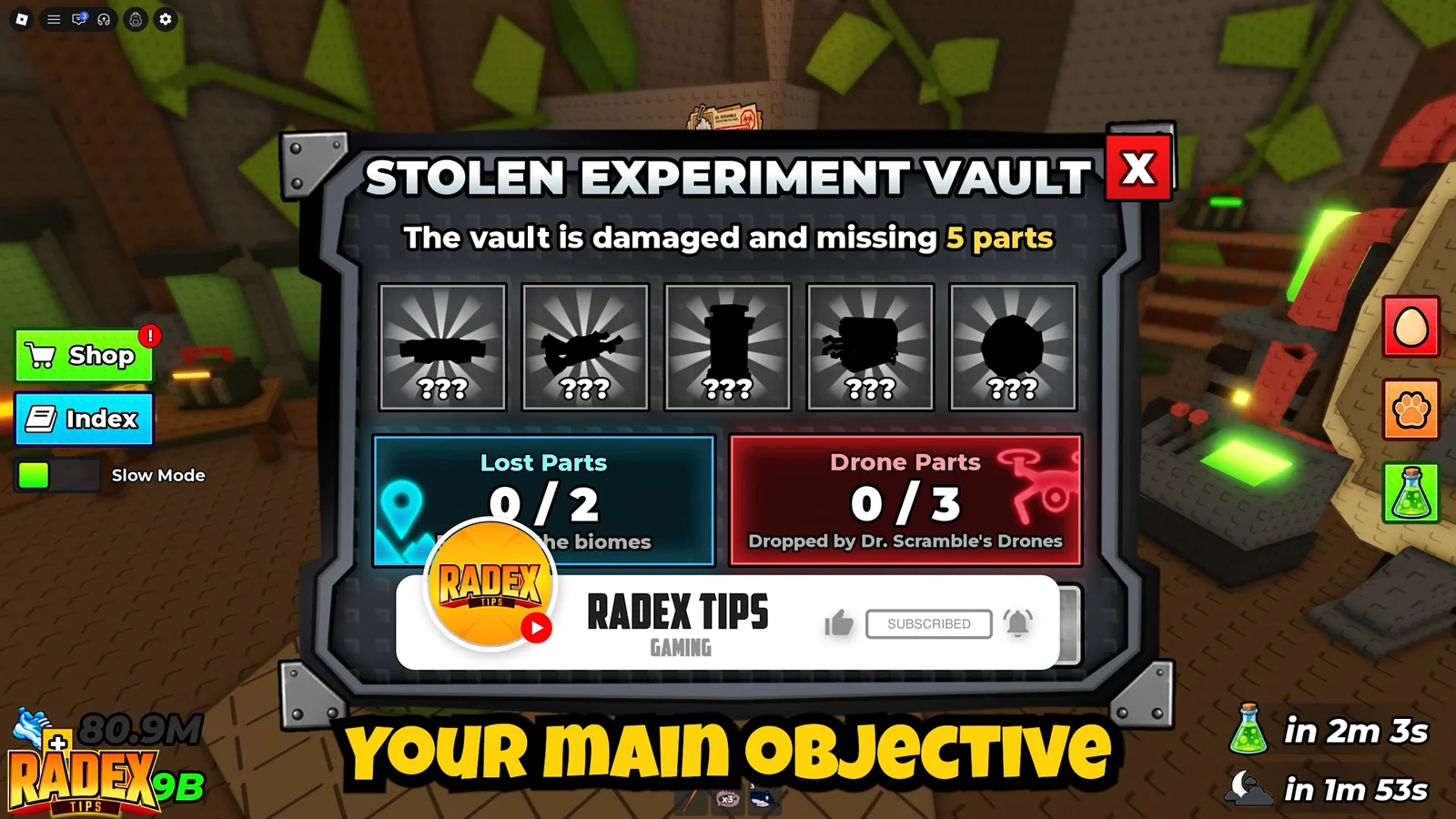 Finding Escaped Experiment NPC