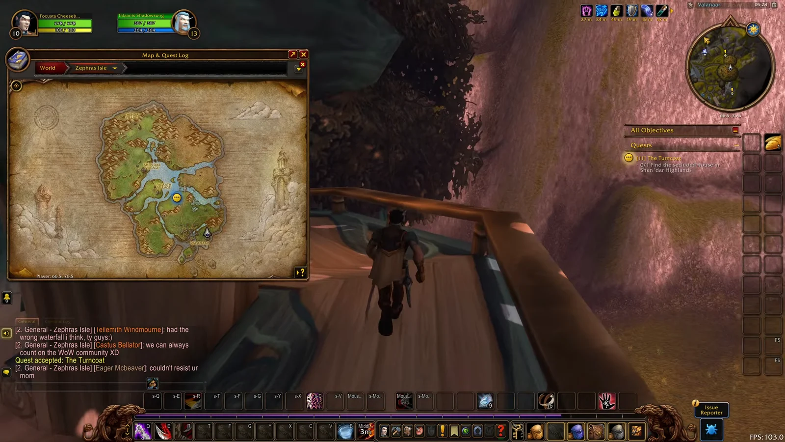 Checking map log