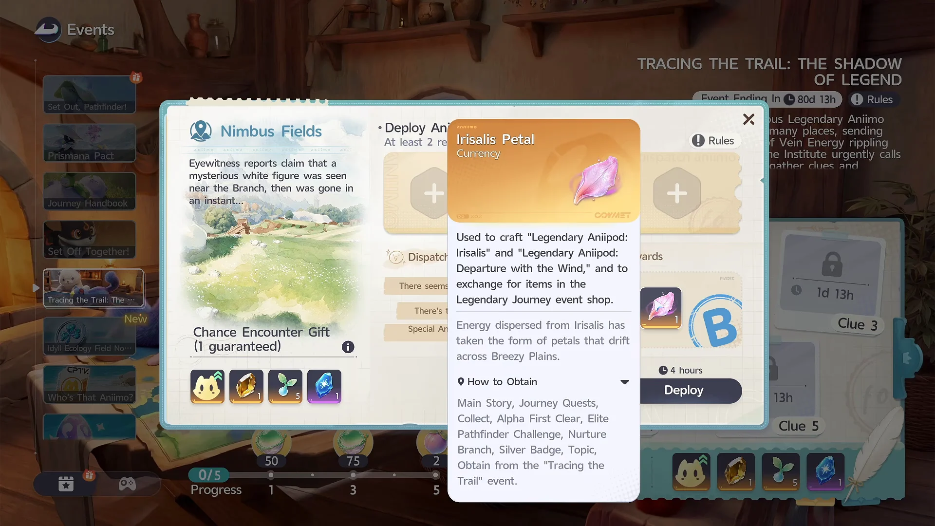 Investigation Dispatch Setup & Irisalis Petal