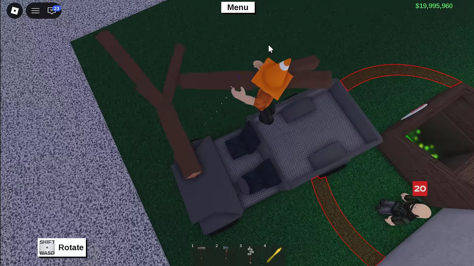 Depositing Wood