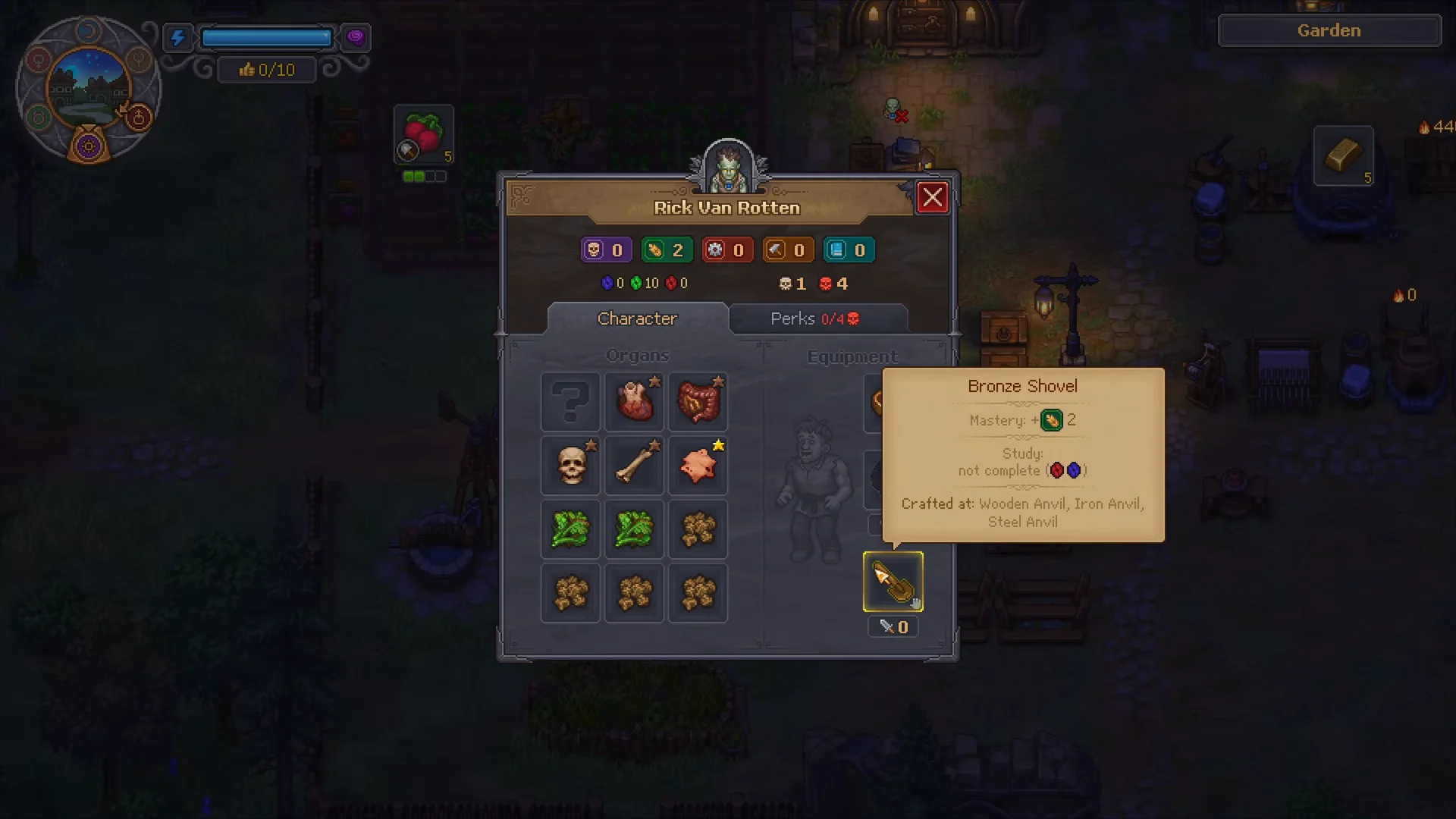 Checking Zombie Stats and Mastery