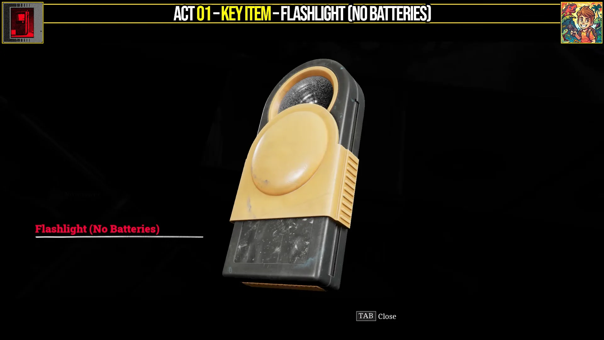 Act 01: Key Item (Flashlight