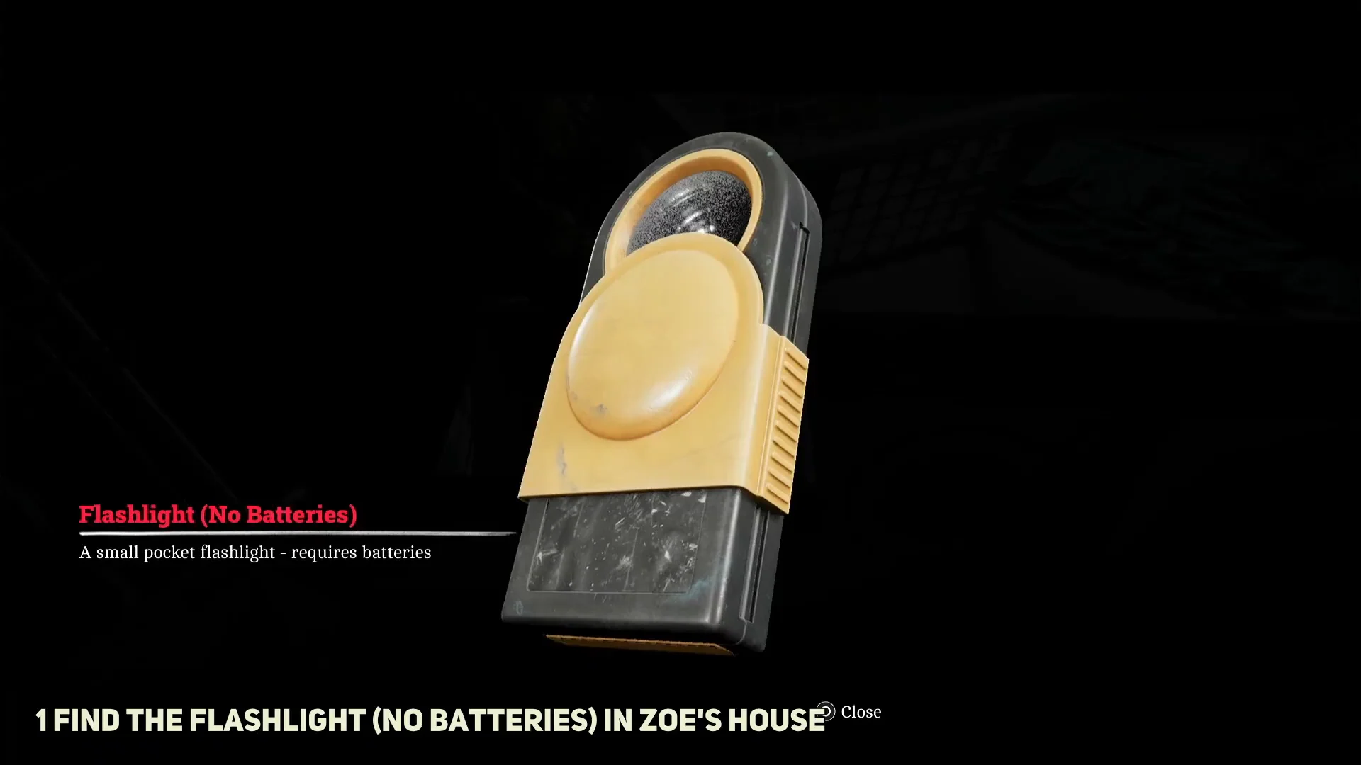 Collect Flashlight (No Batteries)