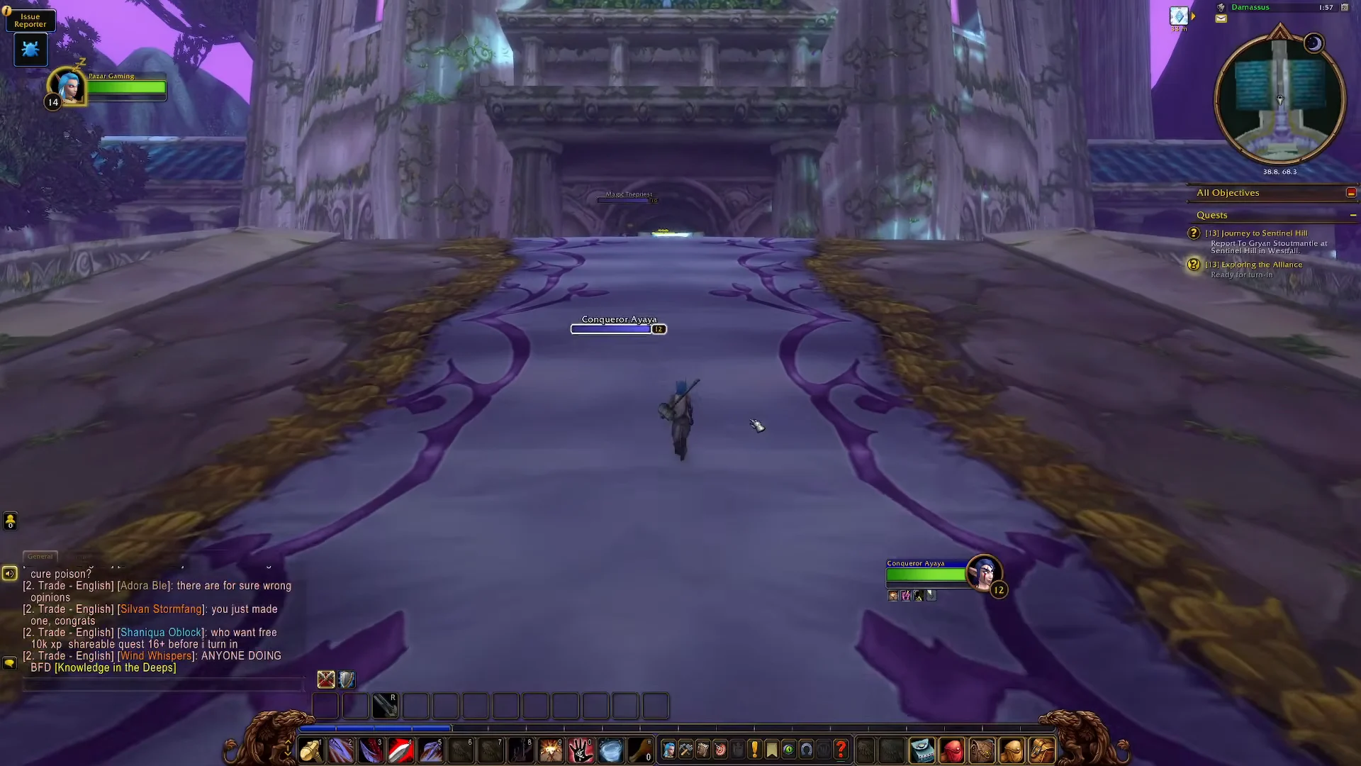 Heading to Temple of the Moon