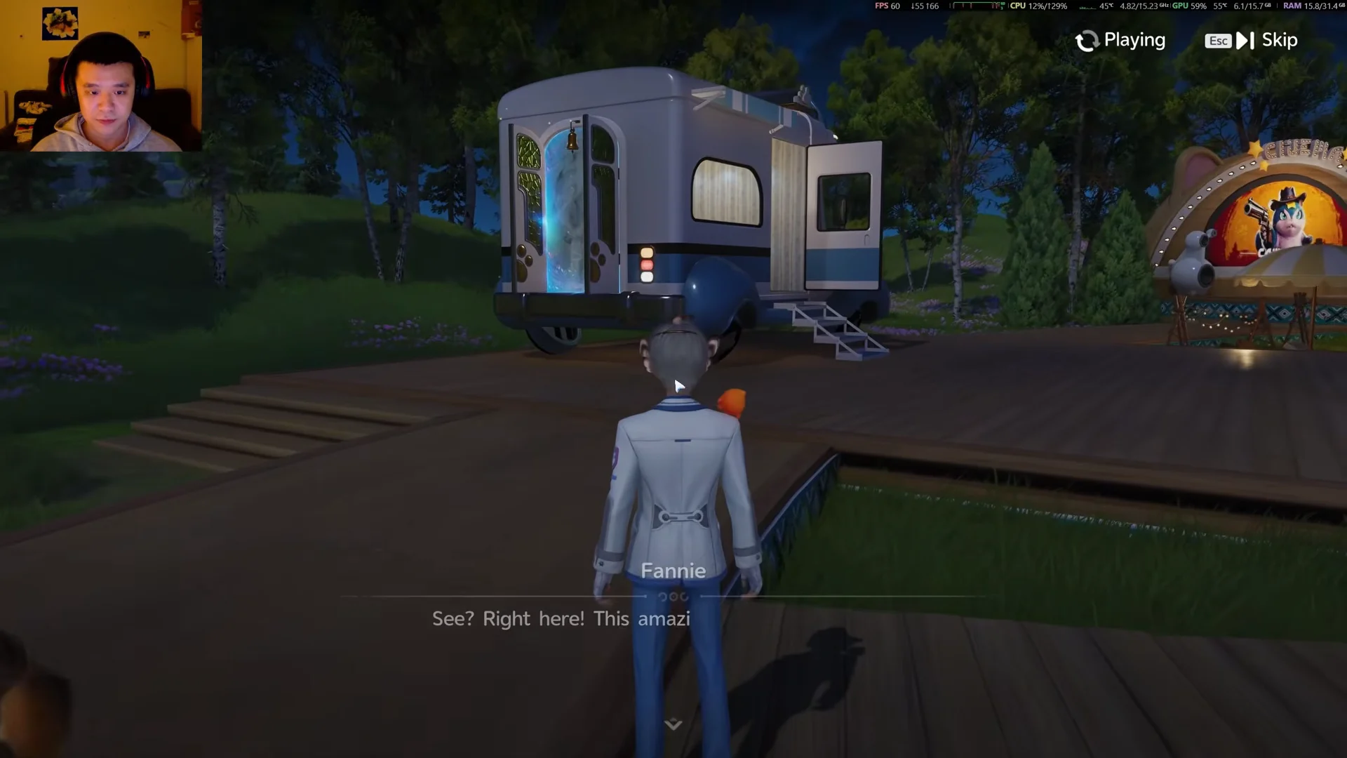 Fannie's Dialogue at the RV