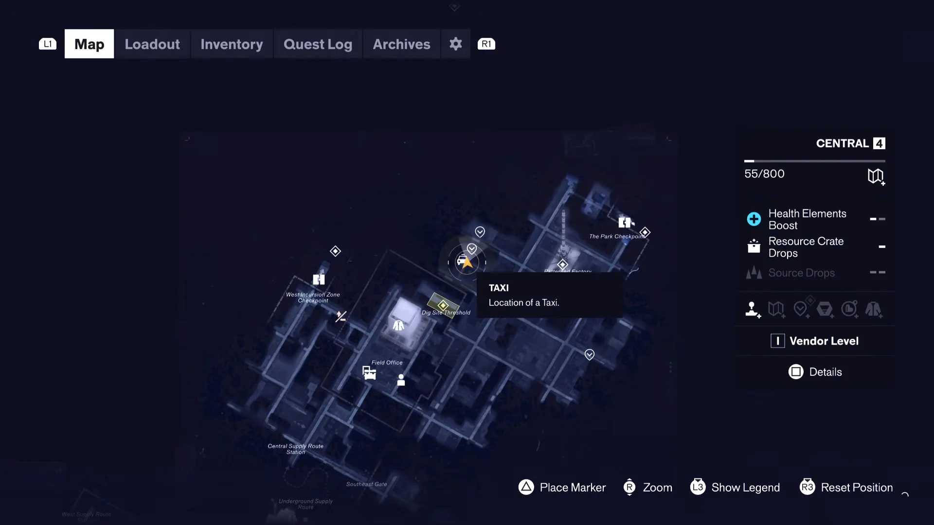 Taxi Map Location