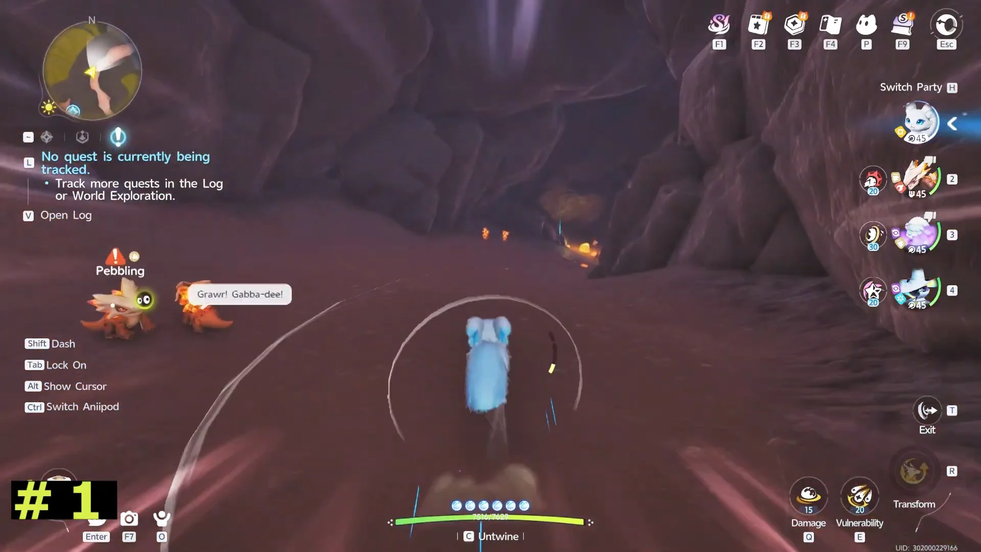 Egg #1 Cavern Traversal