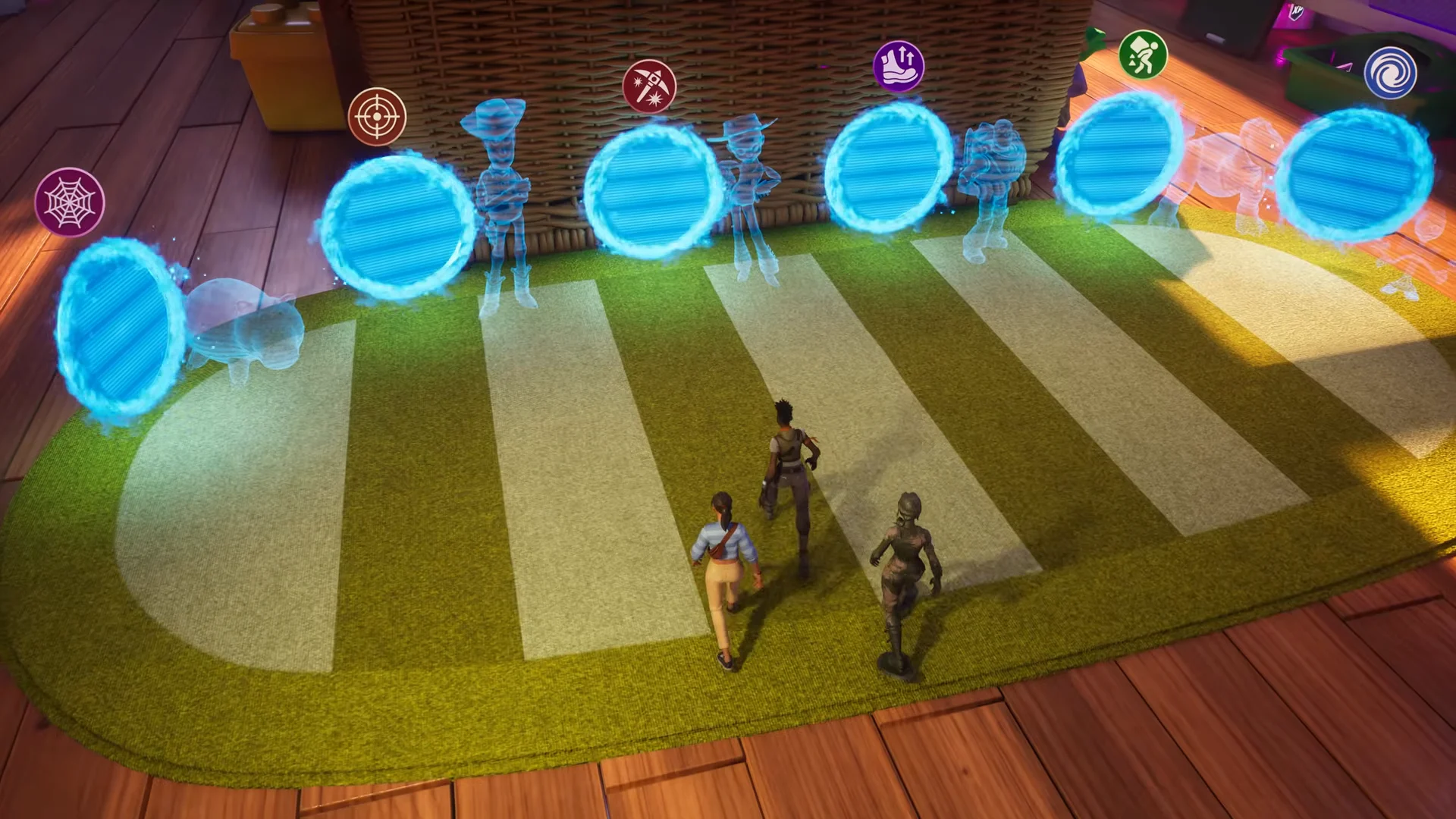 Players Arrive in the Bedroom
