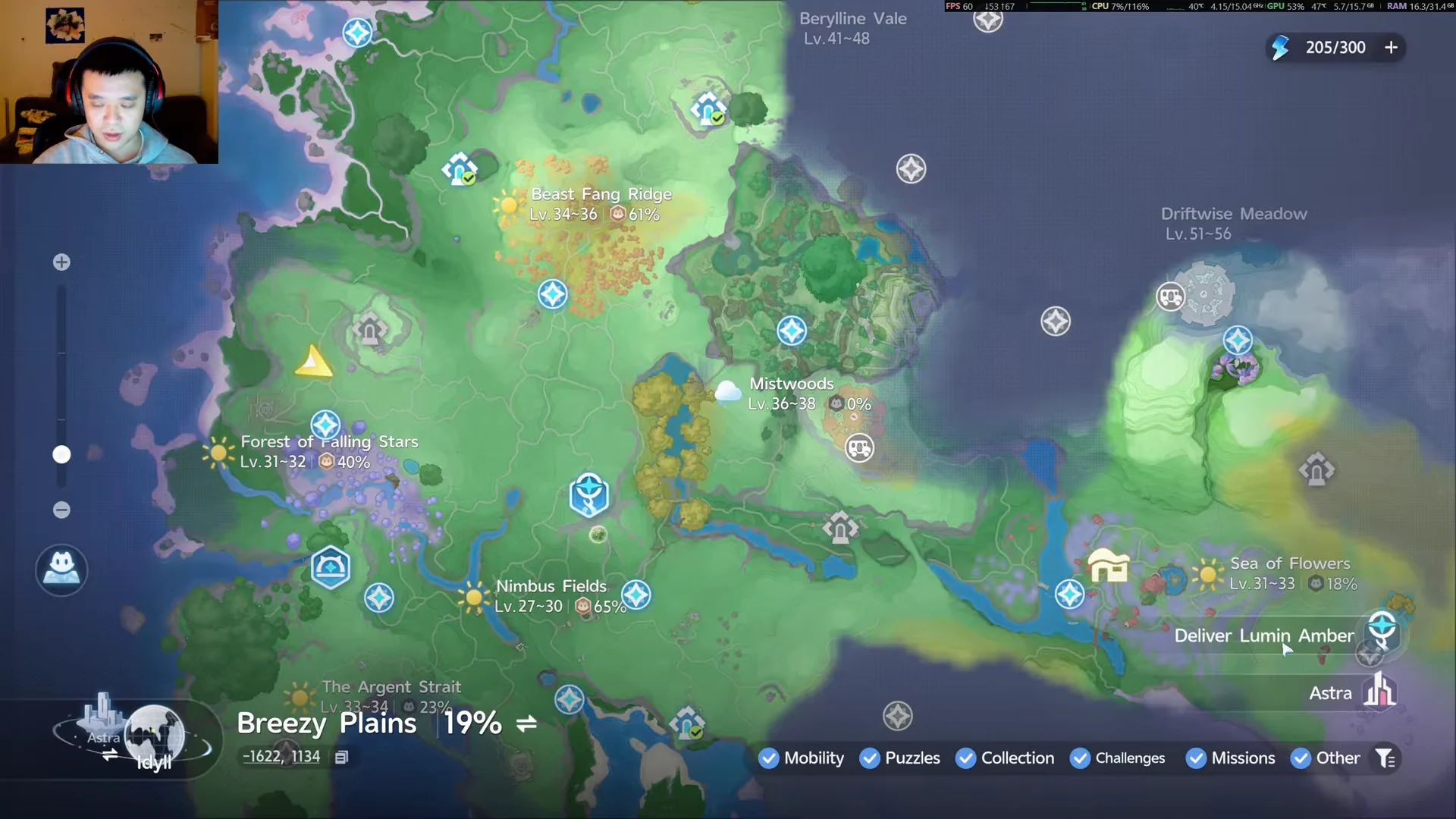 Map overview and objective selection