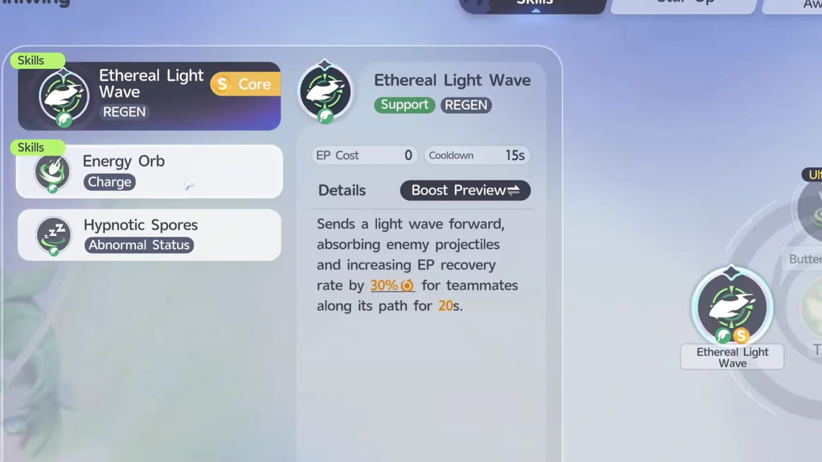 Skill: Ethereal Light Wave