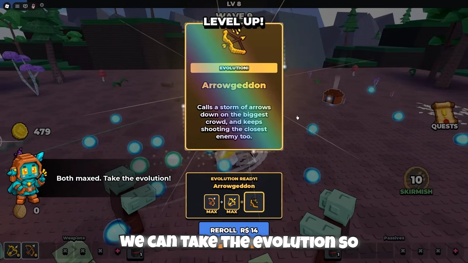 Evolving Weapon to Arrowgeddon