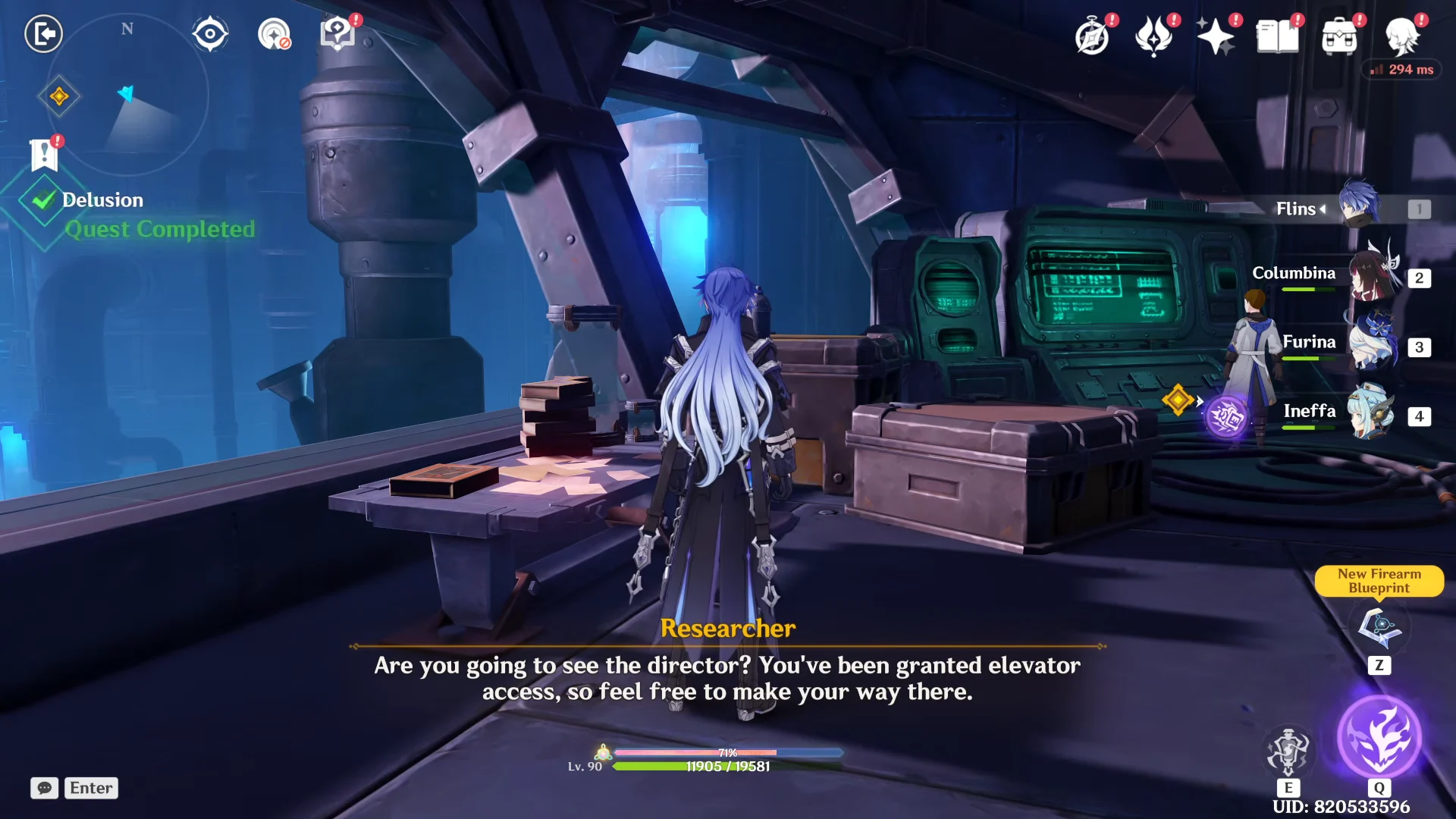 Quest Completion: Delusion