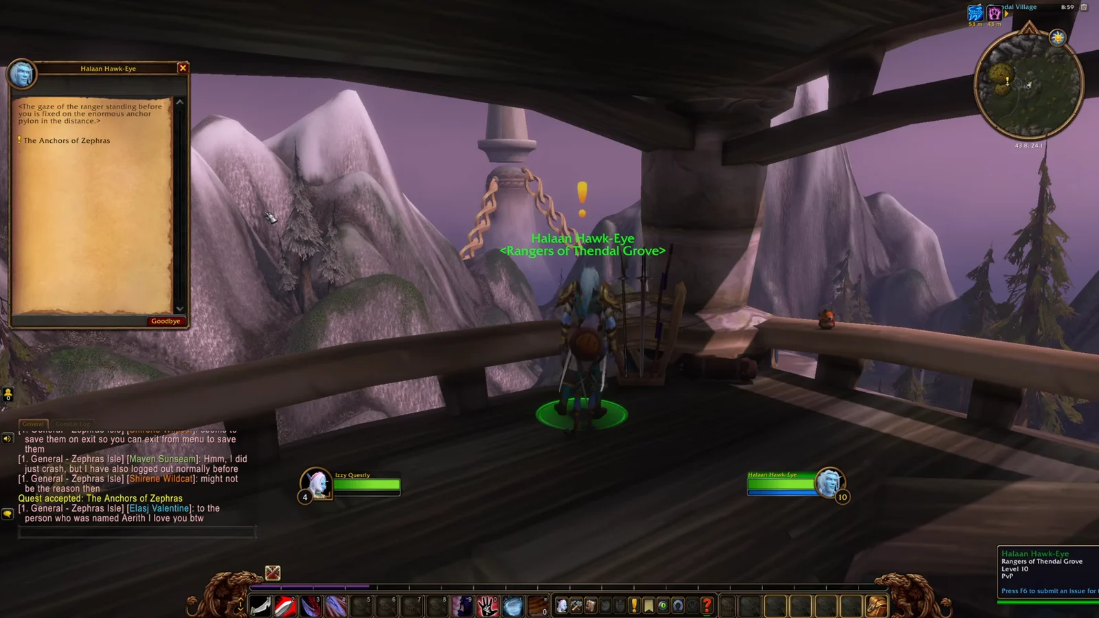 Quest acceptance