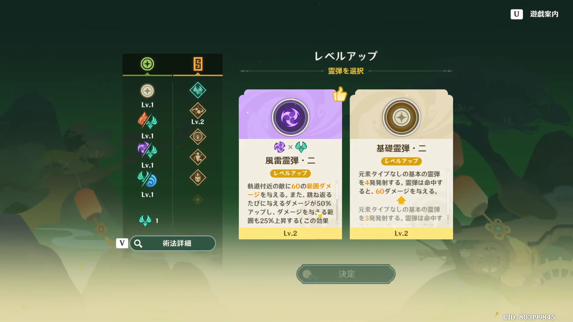 Upgrade Selection