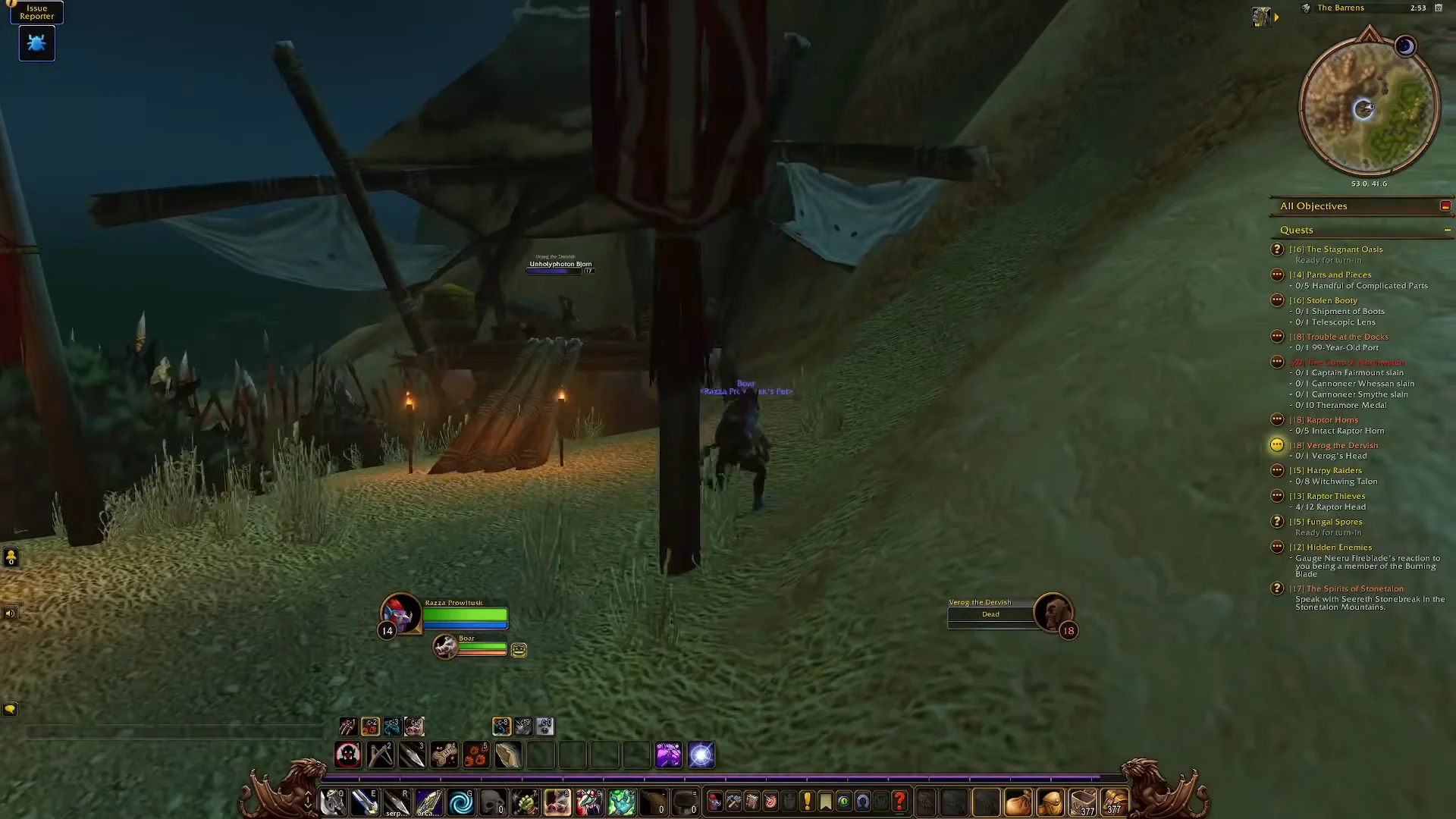 Approaching Verog's Camp