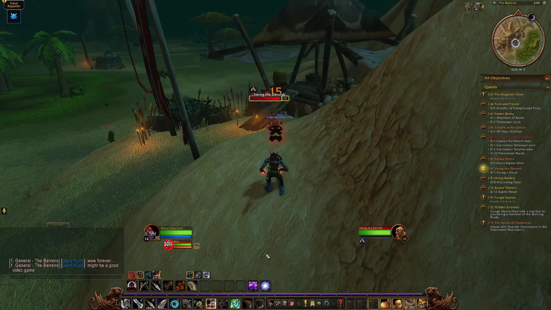 Engaging and Kiting Verog